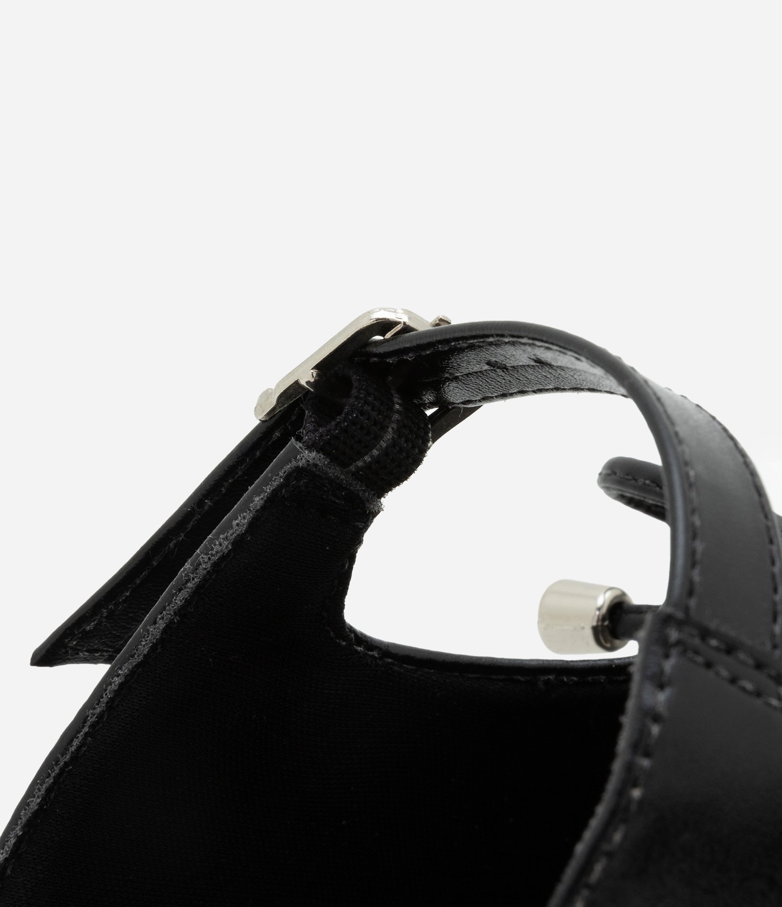 Sapatilha Mule com Lace Up e Ilhós Preto 4