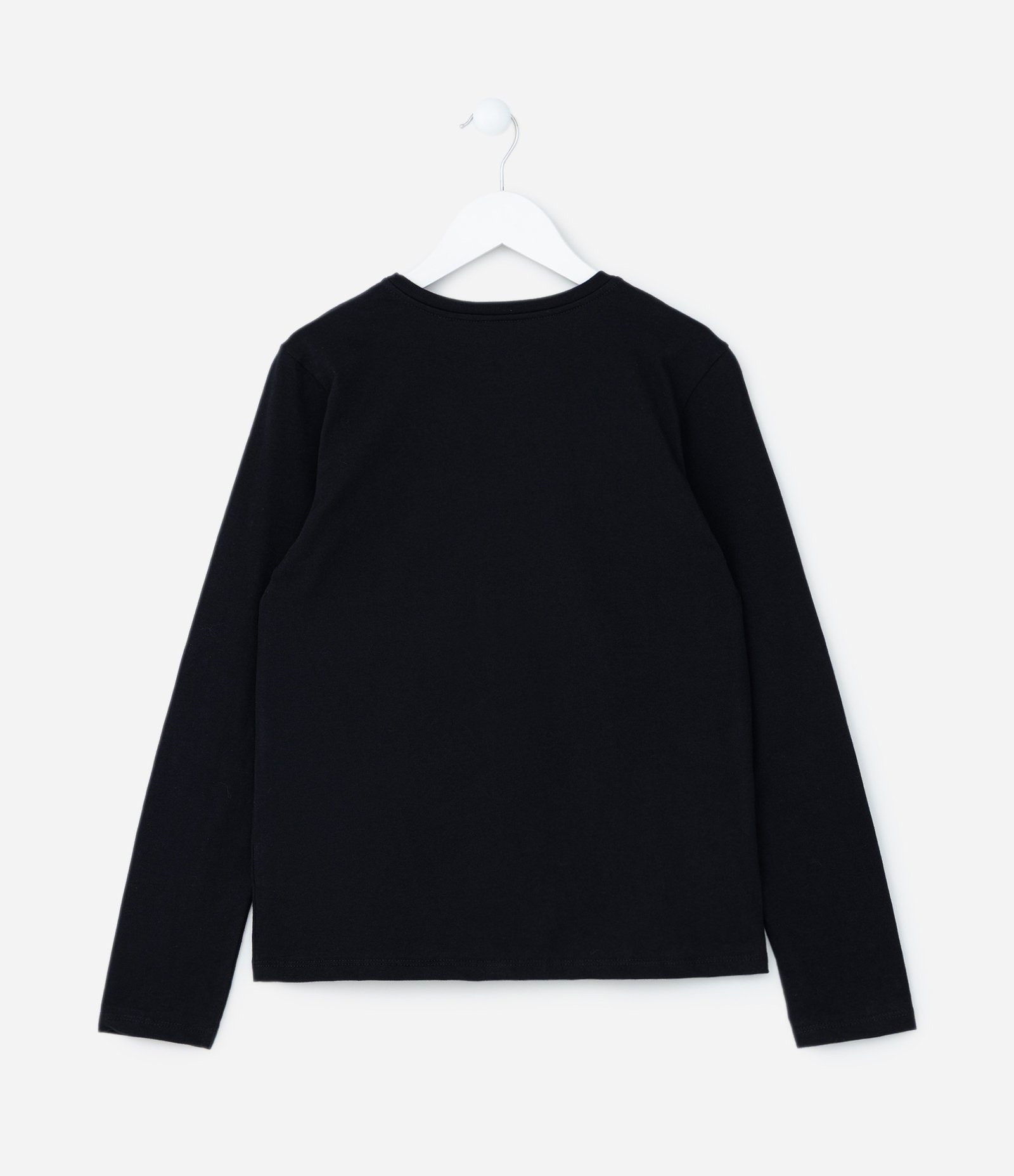 Camiseta Infantil com Estampa Stitch com Sorvete - Tam 5 a 14 Anos Preto 2