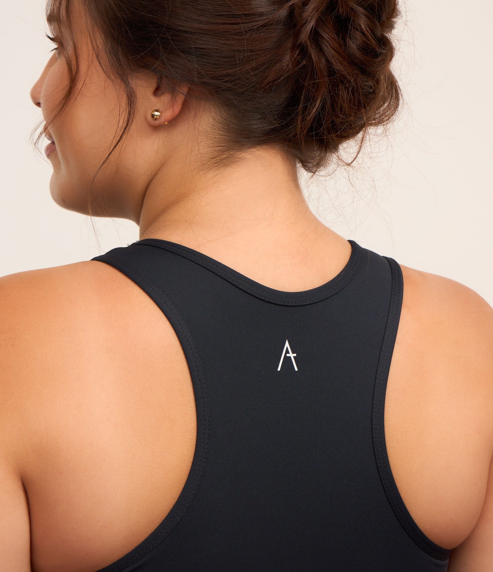 Top Nadador Esportivo com Recortes em Tule Curve & Plus Size Preto 3