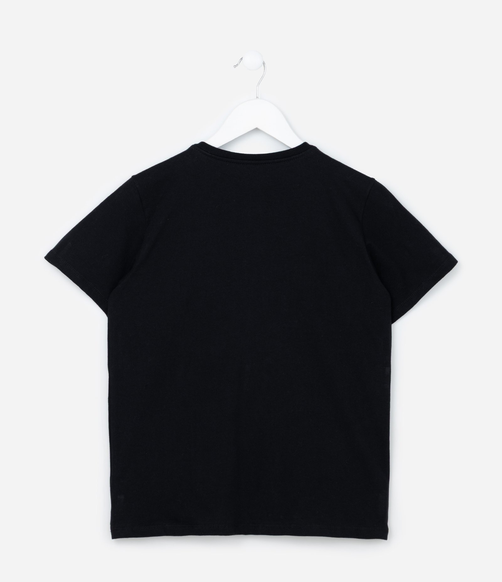 Camiseta Infantil com Estampa Stitch com Sorvete - Tam 5 a 14 Anos Preto 2