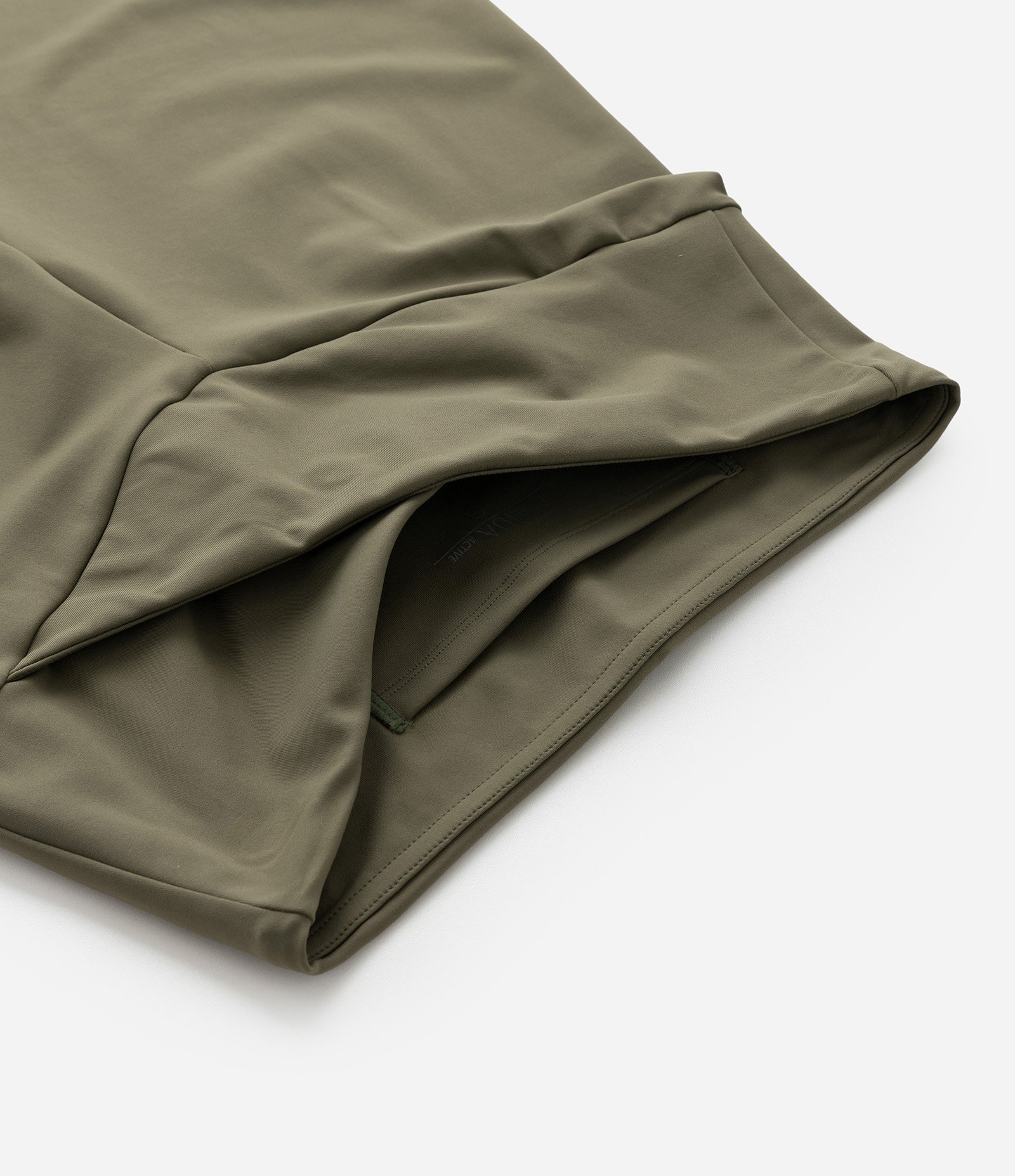 Calça Legging Tecnologia Dry Cós Sobreposto Curve & Plus Size Verde 3