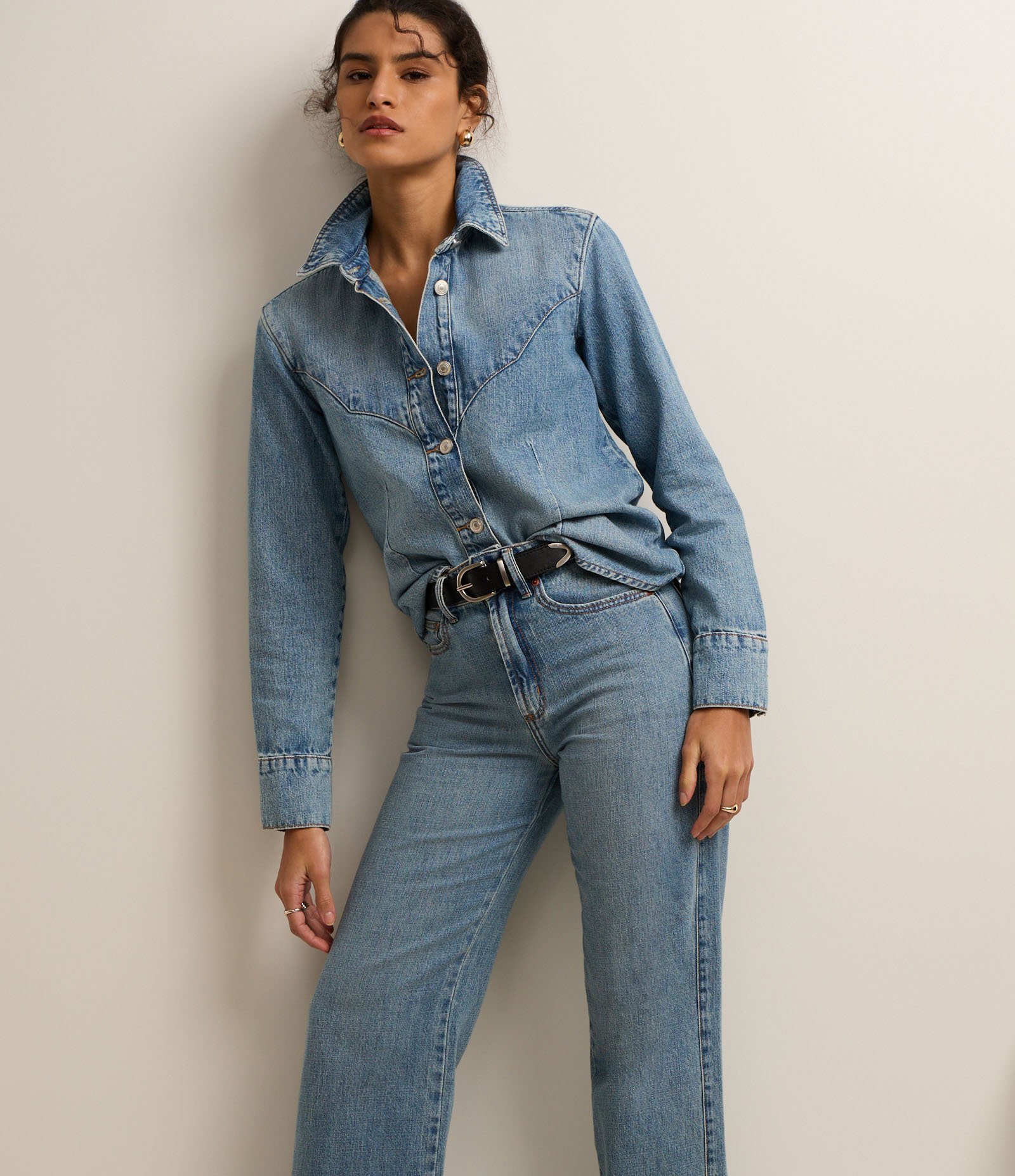 Calça Reta Comfort em Jeans com Cintura Alta Azul 2