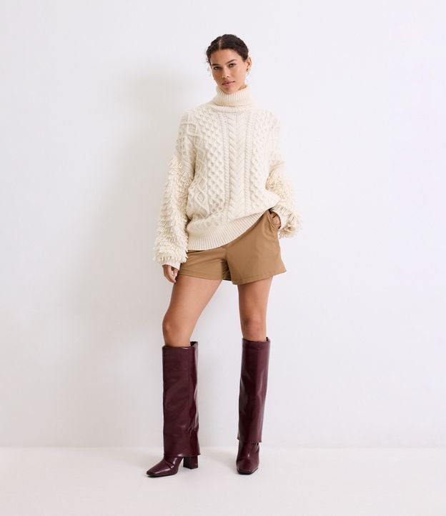 Cor: Bege | Tamanho: 34