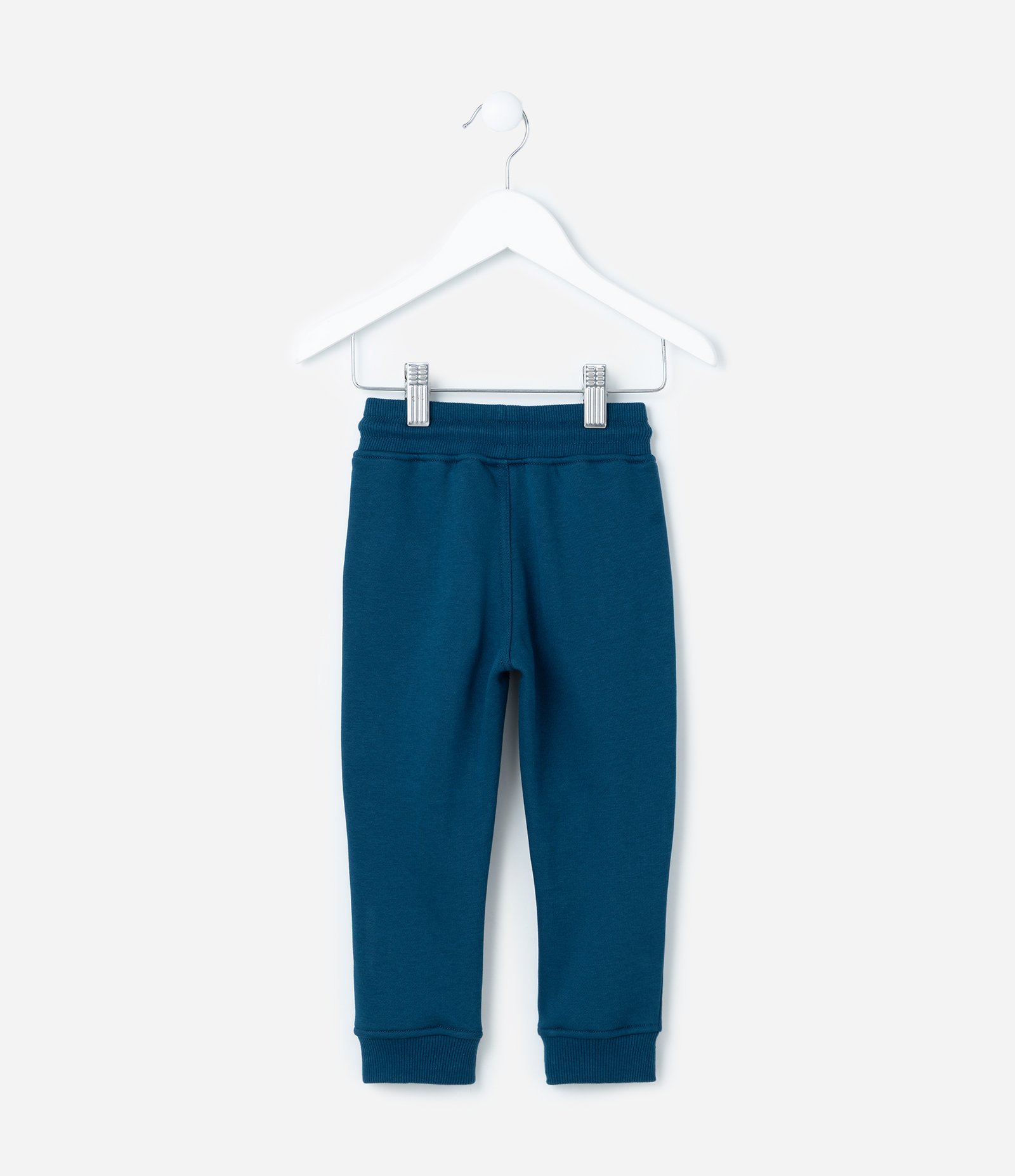 Calça Jogger Infantil com Estampa Interativa Dino - Tam 1 a 6  Anos Azul 3