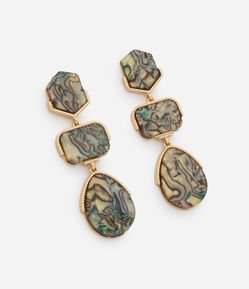 Maxi Brinco com Pingentes Geométricos