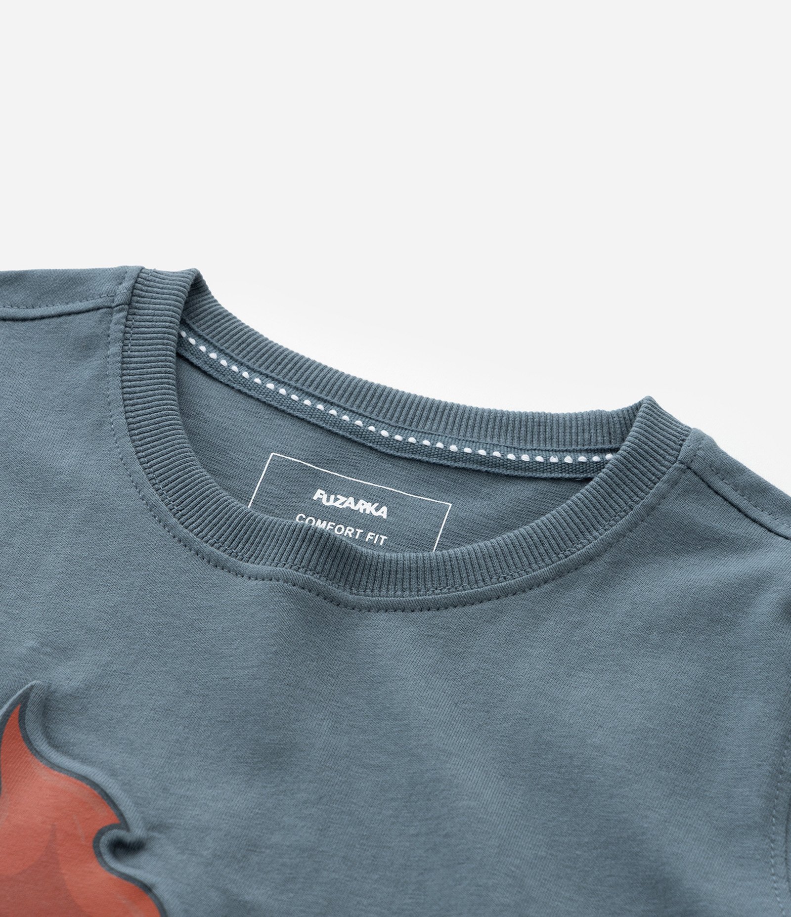 Camiseta Infantil com Estampa em Relevo Bola de Basquete - Tam 5 a 14 Anos Cinza 5