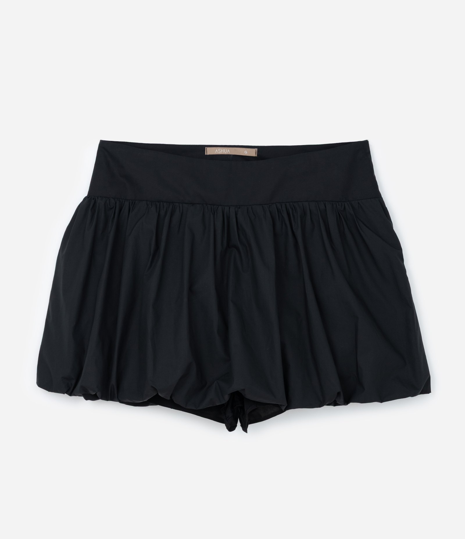 Saia Curta em Alfaiataria Balonê Curve & Plus Size Preto 5