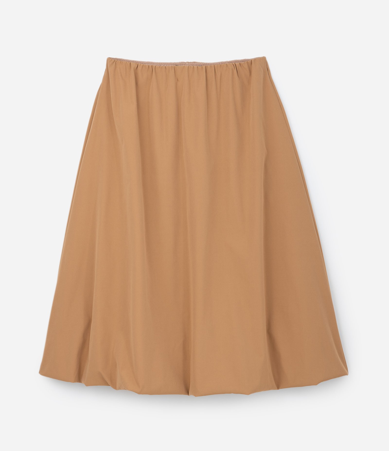 Saia Midi em Alfaiataria Balonê Curve & Plus Size Marrom 5