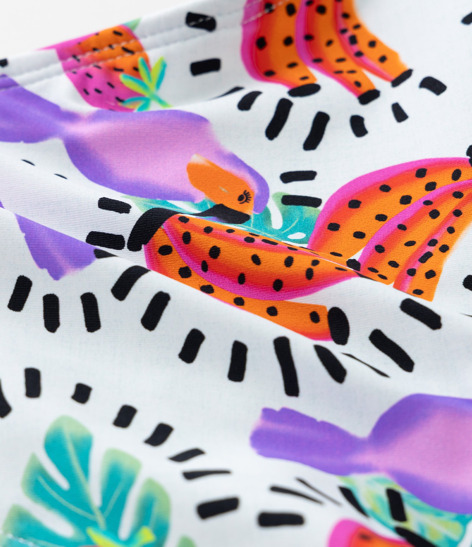 Biquíni Infantil com Proteção UV e Estampa Frutas - Tam 5 a 14 Anos Multicores 3