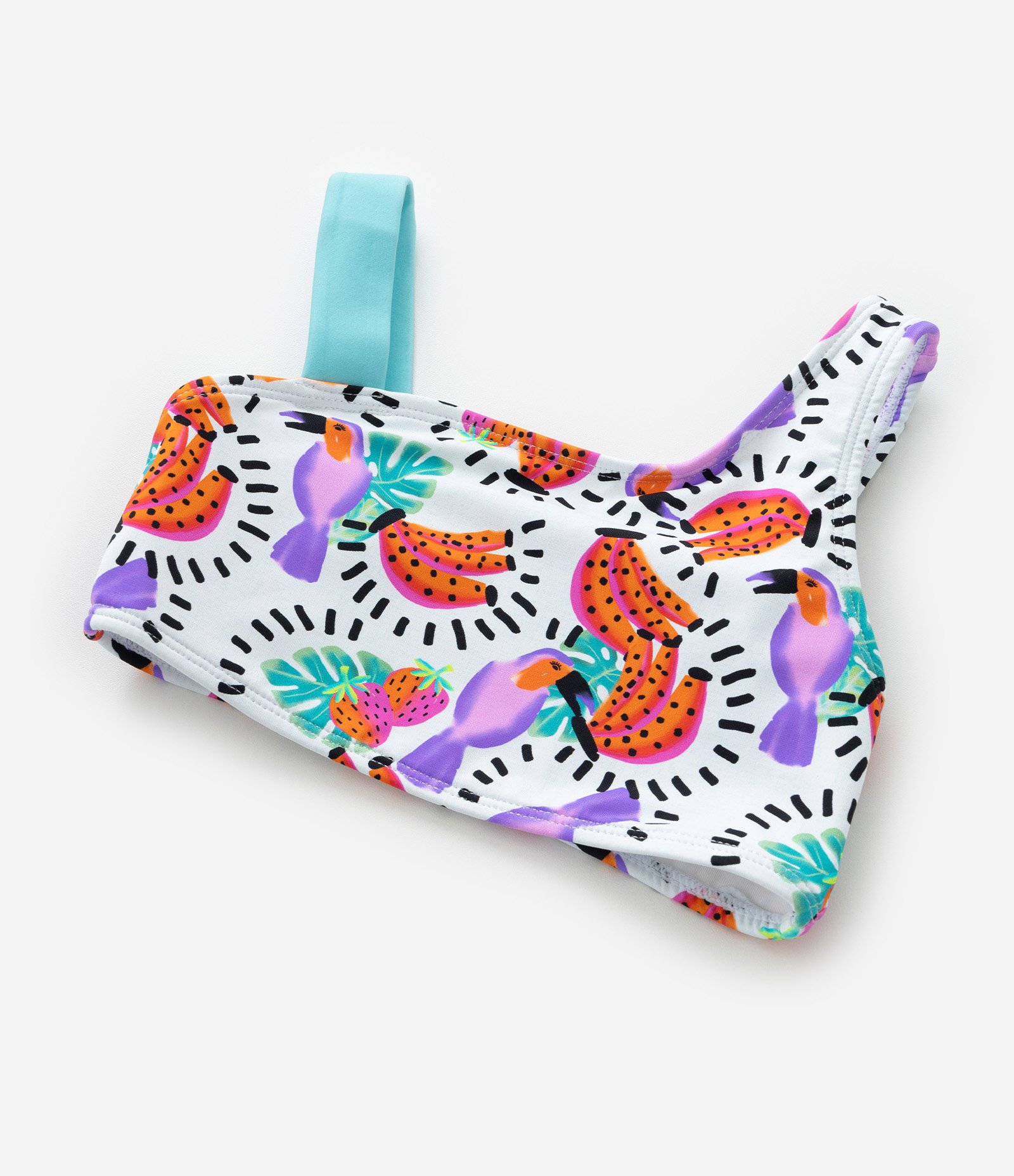 Biquíni Infantil com Proteção UV e Estampa Frutas - Tam 5 a 14 Anos Multicores 5