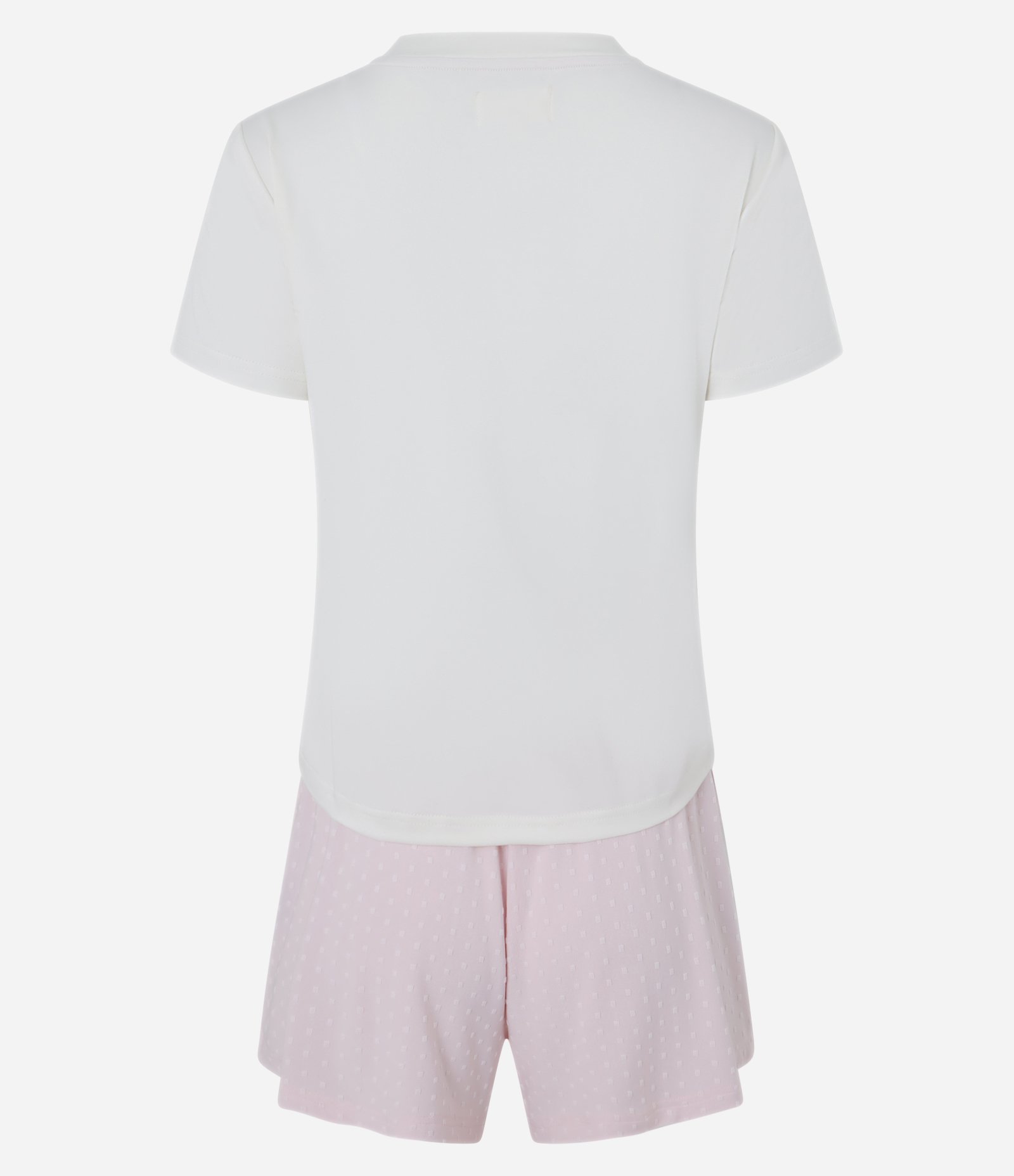 Pijama Short Doll com Estampa de Poodle Campeão Branco/Rosa 5