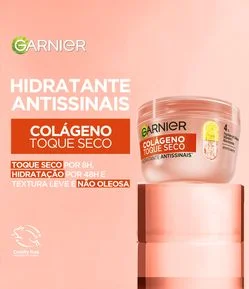 Hidratante Facial Colágeno Toque Seco Antissinais Garnier