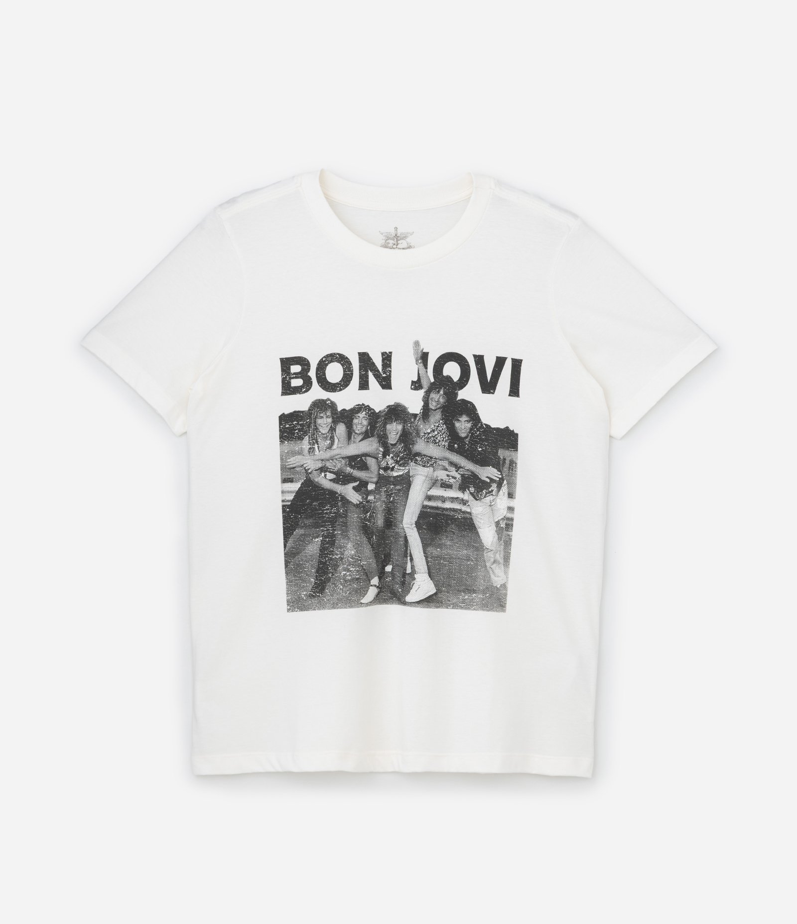 Camiseta em Algodão com Estampa Bon Jovi Curve & Plus Size Branco 4