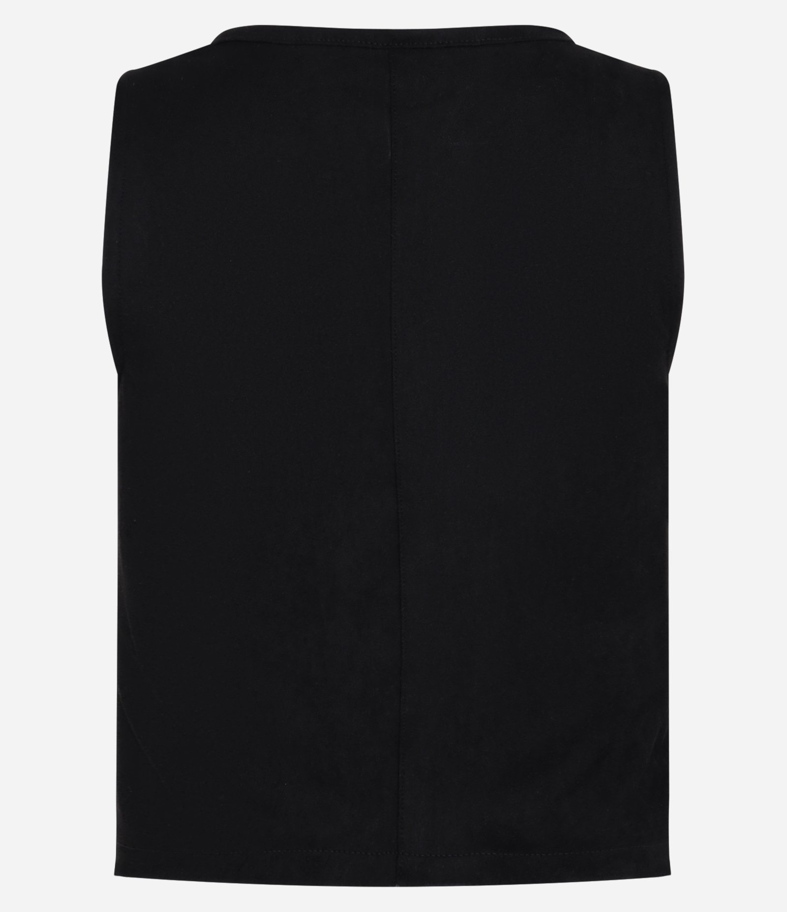 Blusa em Suede com Decote Quadrado Preto 5