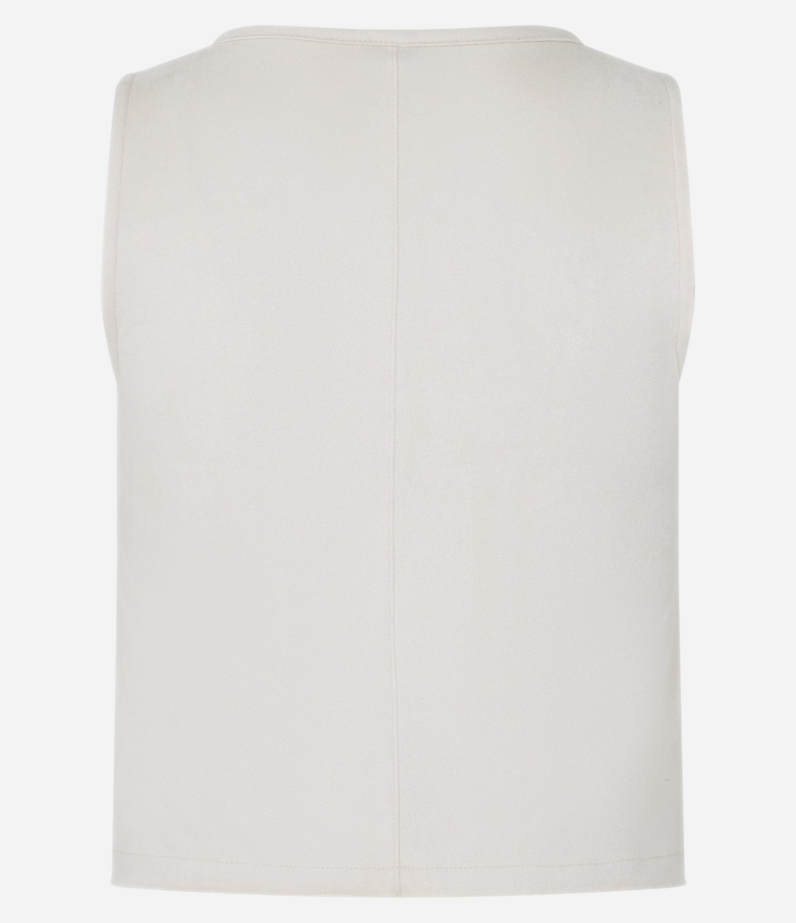 Blusa em Suede com Decote Quadrado Bege 5