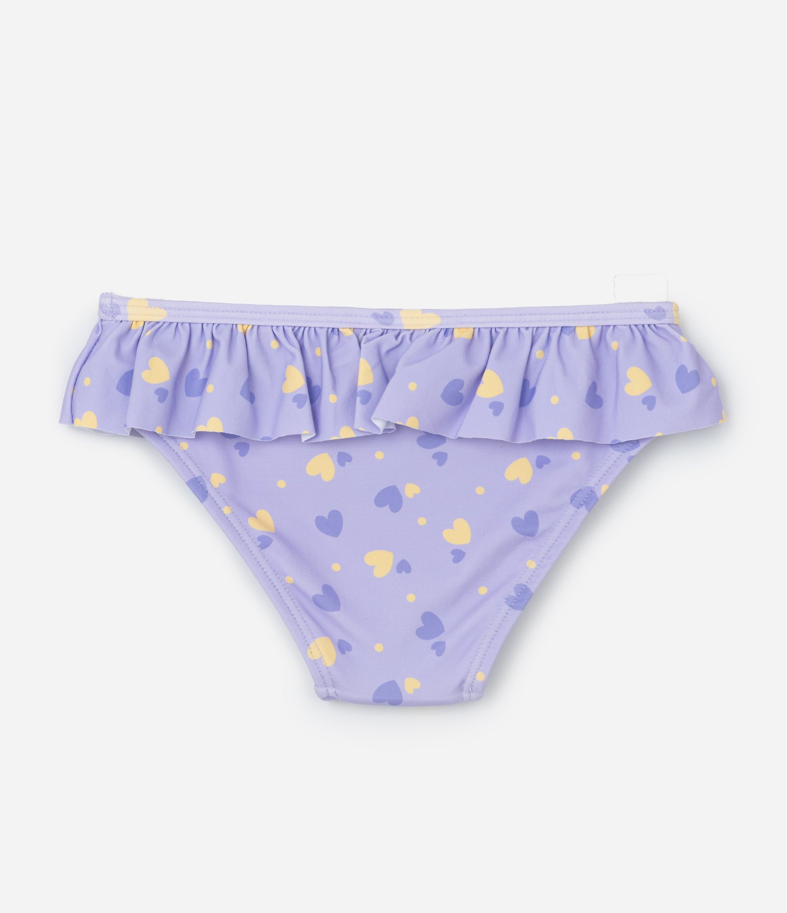 Conjunto Infantil com Proteção UV e Estampa de Unicórnio e Corações - Tam 6 Messe a 4 Anos Amarelo/Roxo 5