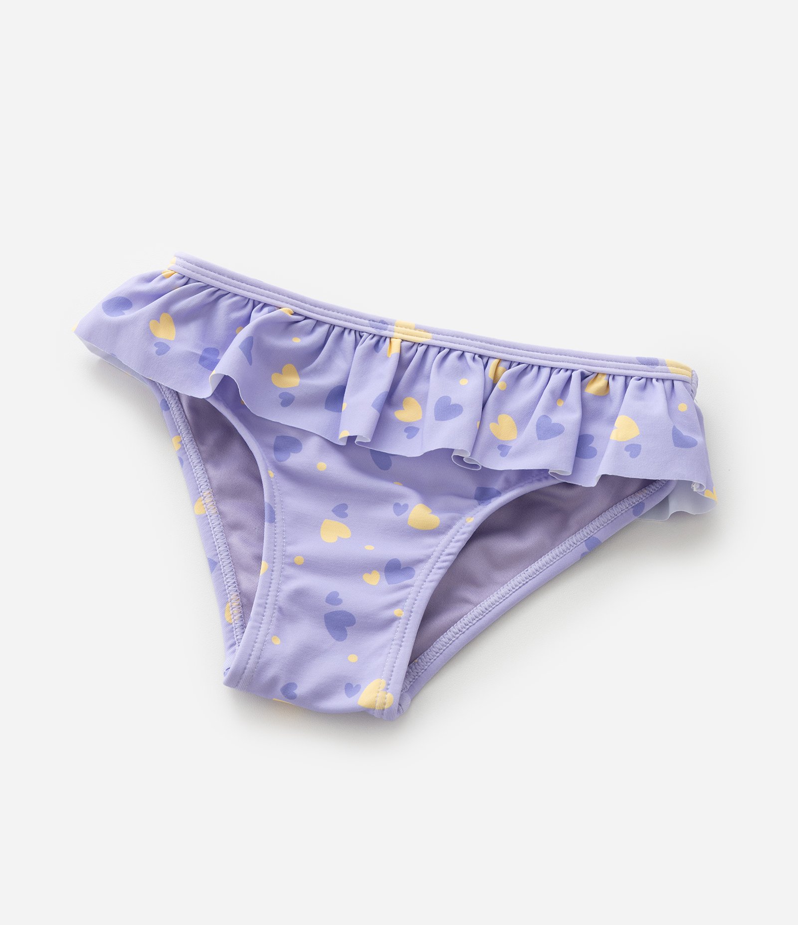 Conjunto Infantil com Proteção UV e Estampa de Unicórnio e Corações - Tam 6 Messe a 4 Anos Amarelo/Roxo 6