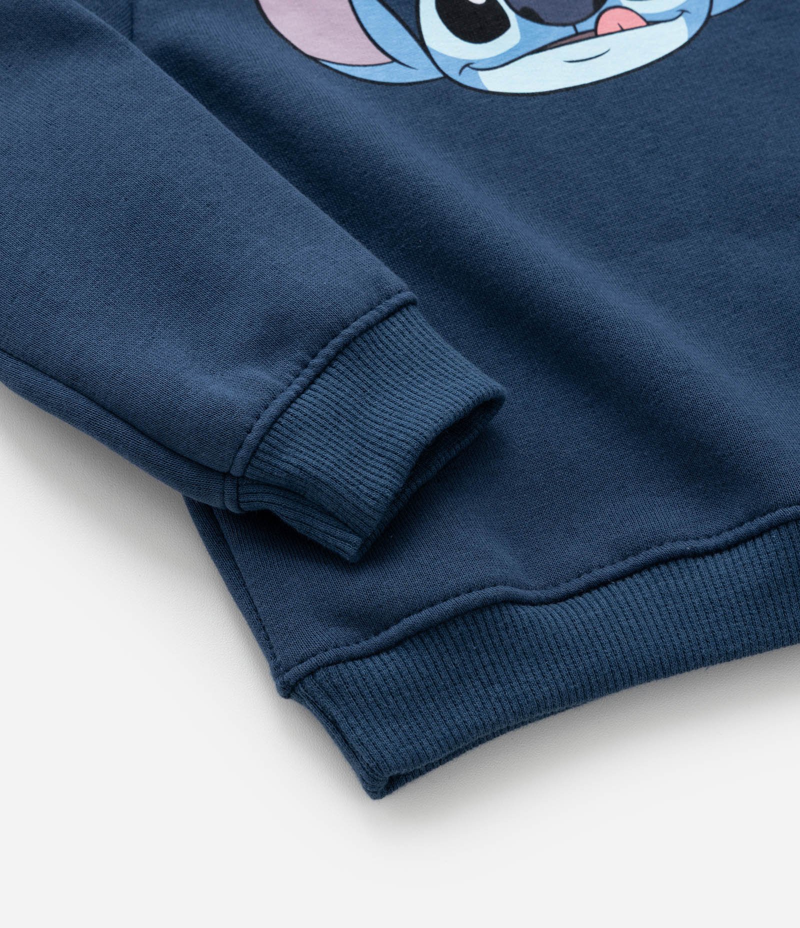 Conjunto Infantil Quentinho com Estampa do Stitch - Tam 0 a 18 meses Azul/Bege 10