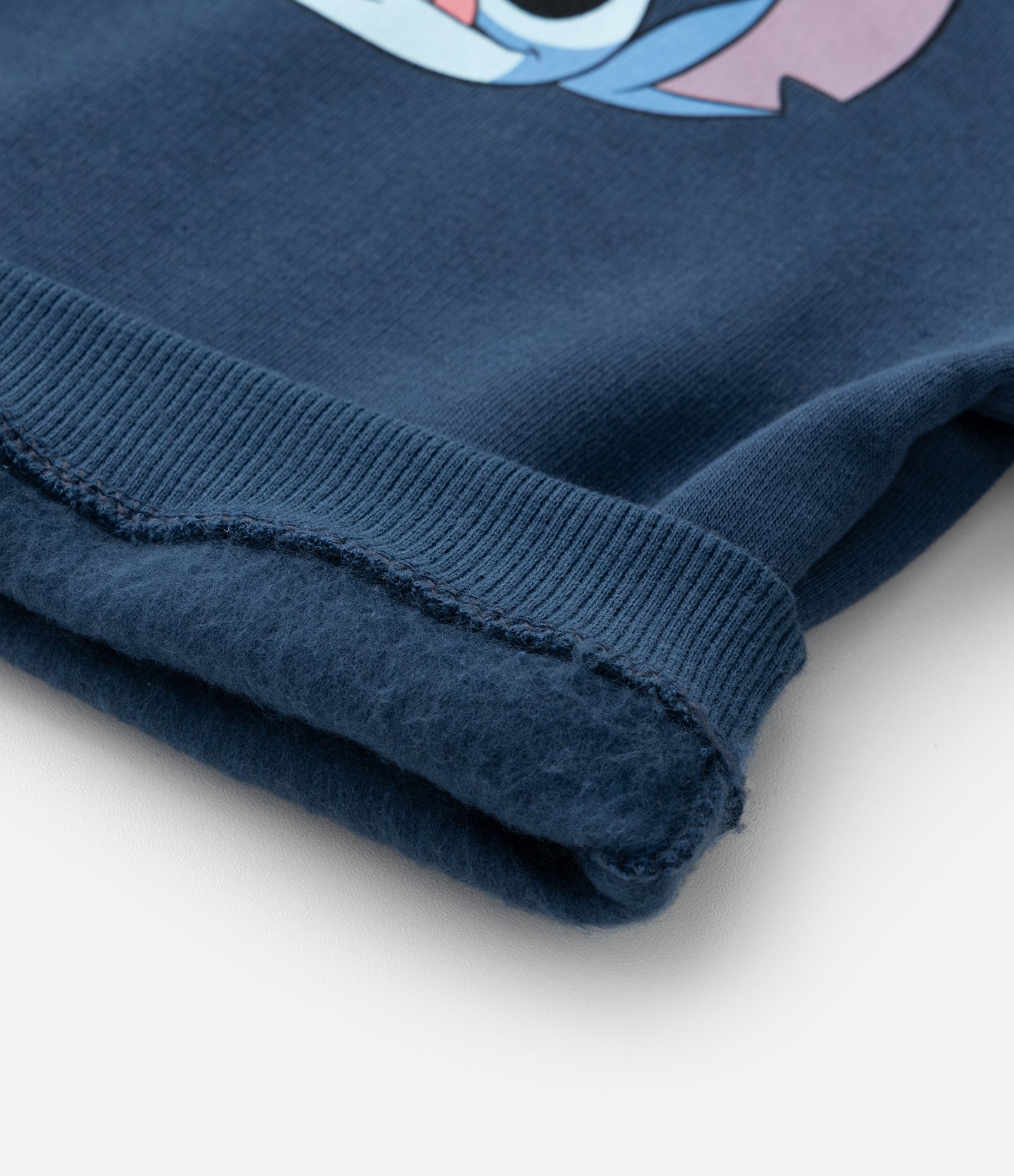 Conjunto Infantil Quentinho com Estampa do Stitch - Tam 0 a 18 meses Azul/Bege 12