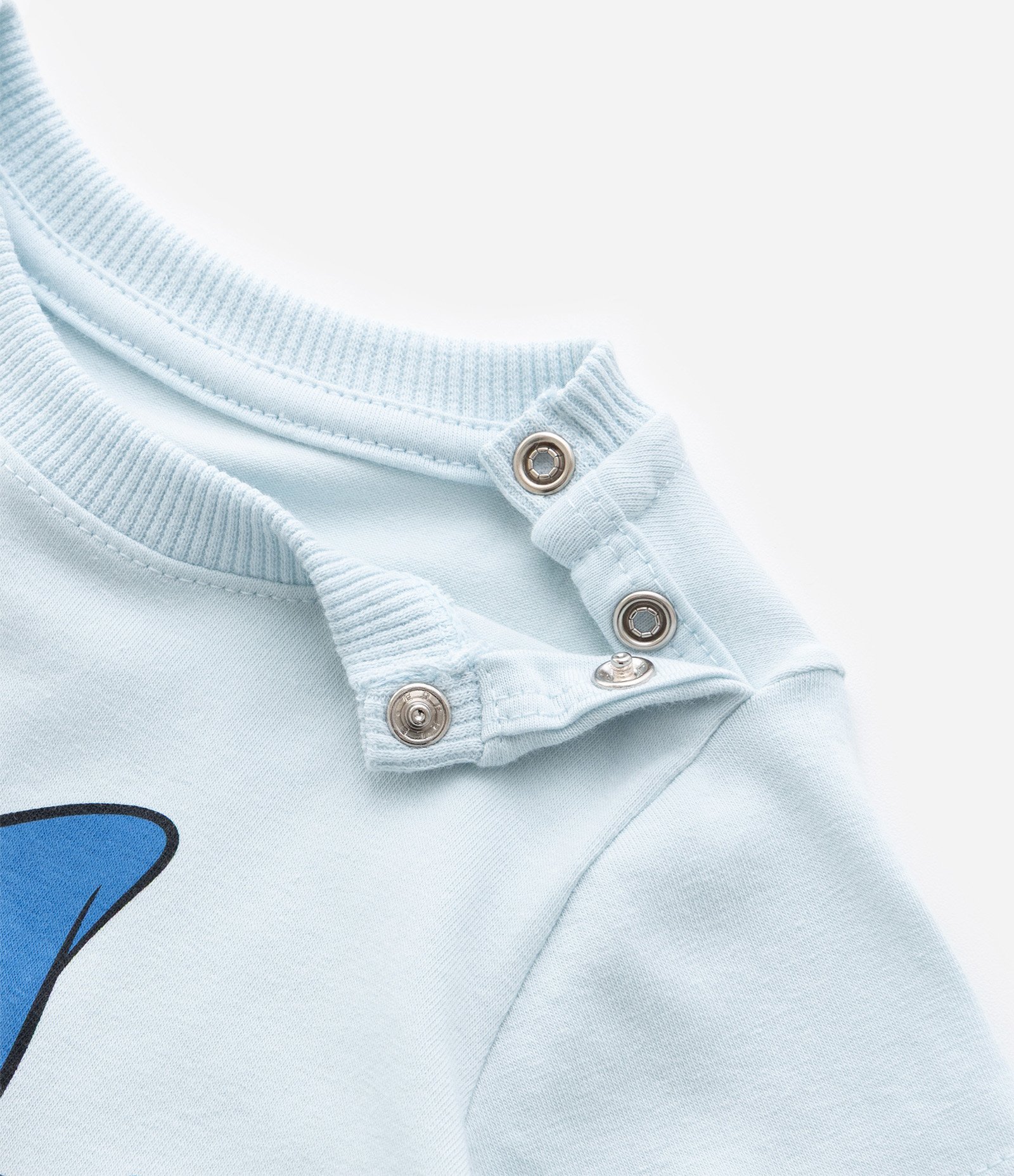 Macaquinho Infantil com Estampa do Stitch - Tam 0 a 18 meses Azul 5