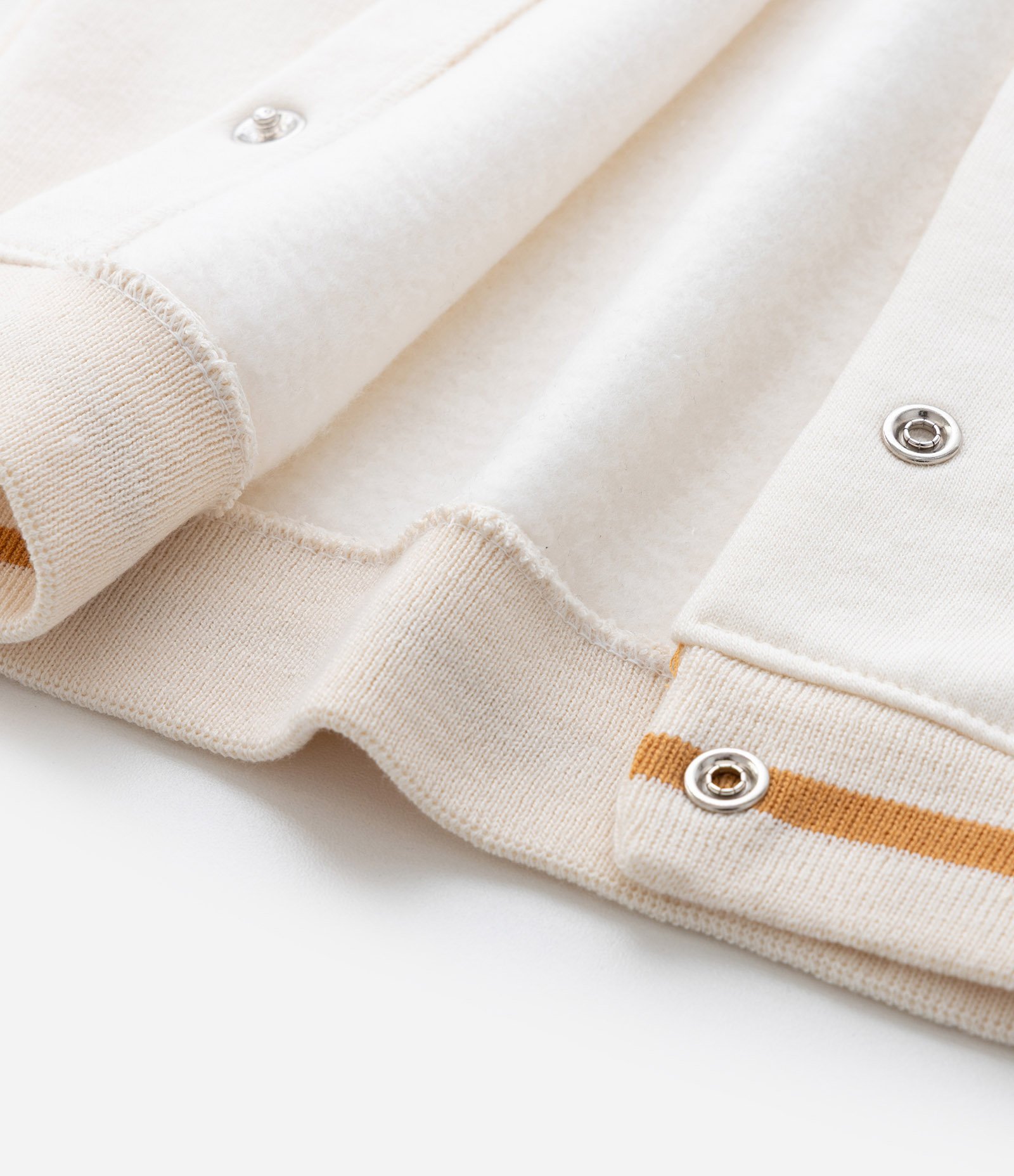 Casaco Infantil com Bordado Leãozinho - Tam 0 a 18 meses Bege 4