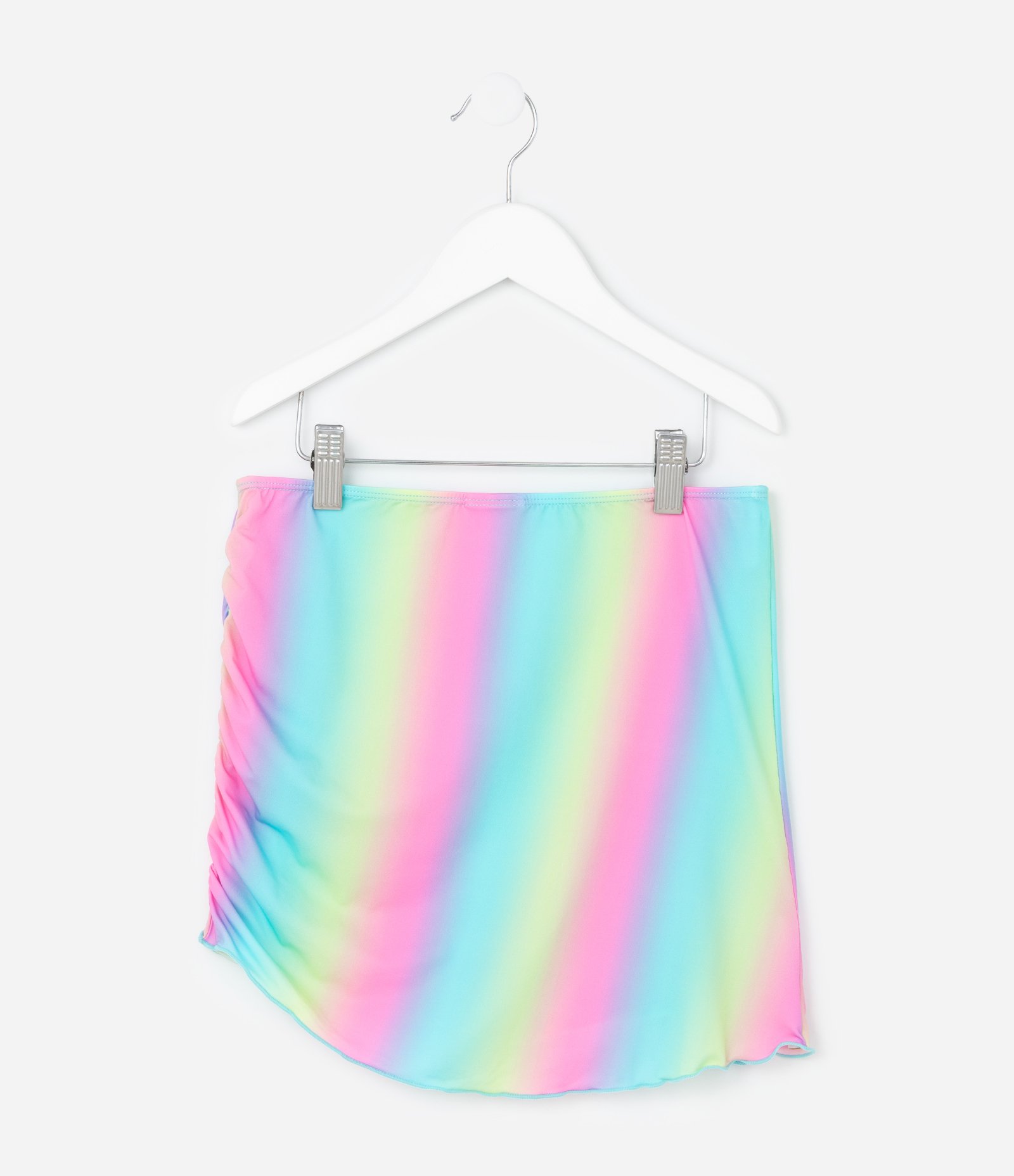 Saída de Praia Infantil com Franzido e Estampa Degradê - Tam 5 a 14 Anos Multicores 2