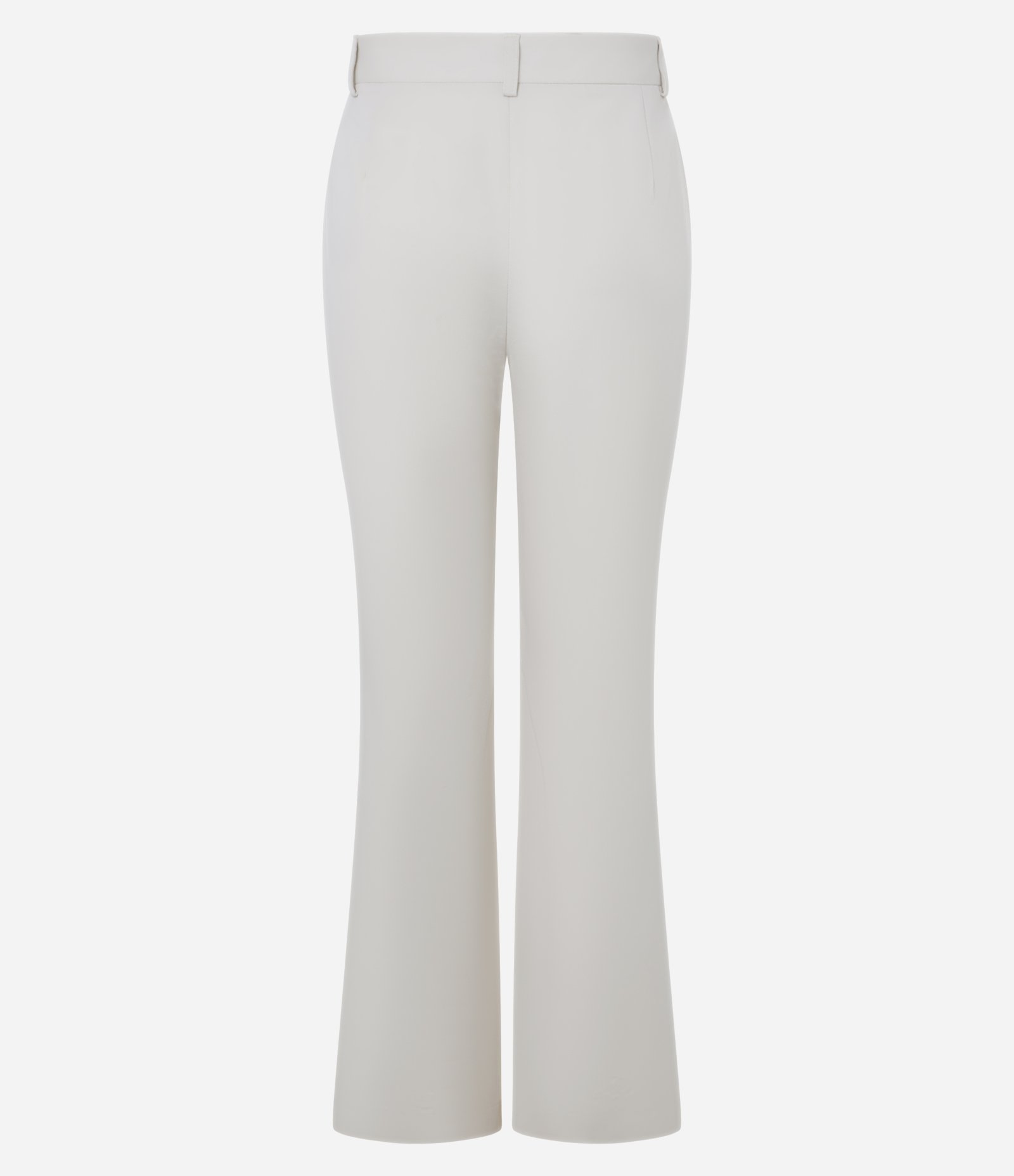 Calça Flare em Alfaiataria Boho com Bolsos Frontais Off White 5