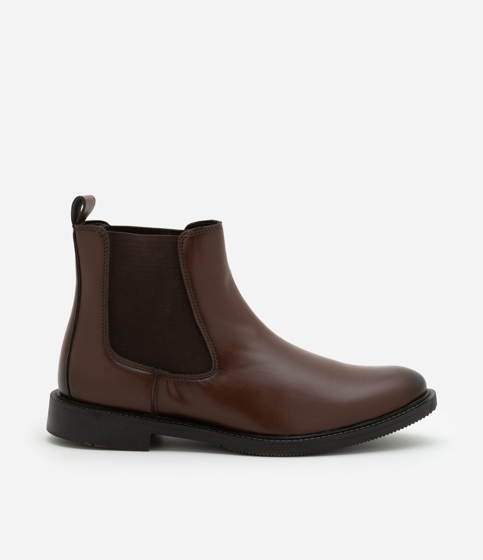 Bota em Material Sintético com Cano Médio Marrom 1