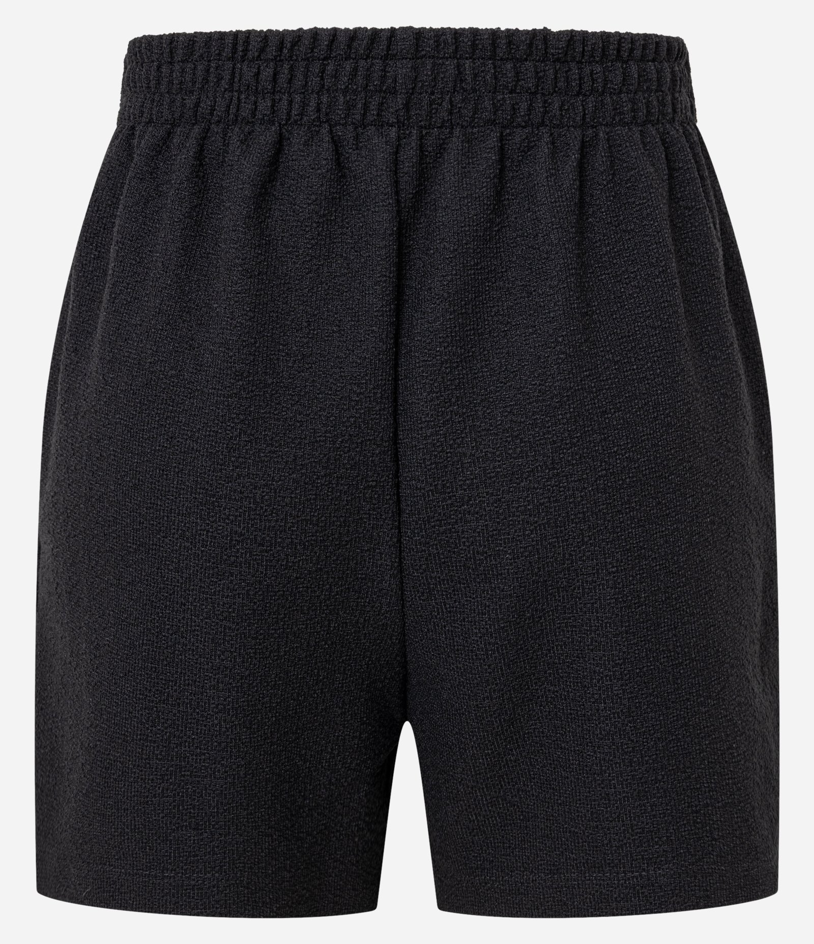 Bermuda Curta em Tweed com Elástico no Cós Preto 6