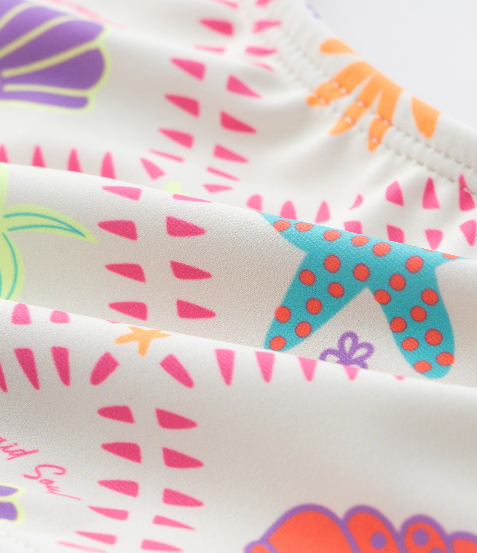 Biquíni Infantil com Estampa Fundo do Mar - Tam 5 a 14 Anos Multicores 8