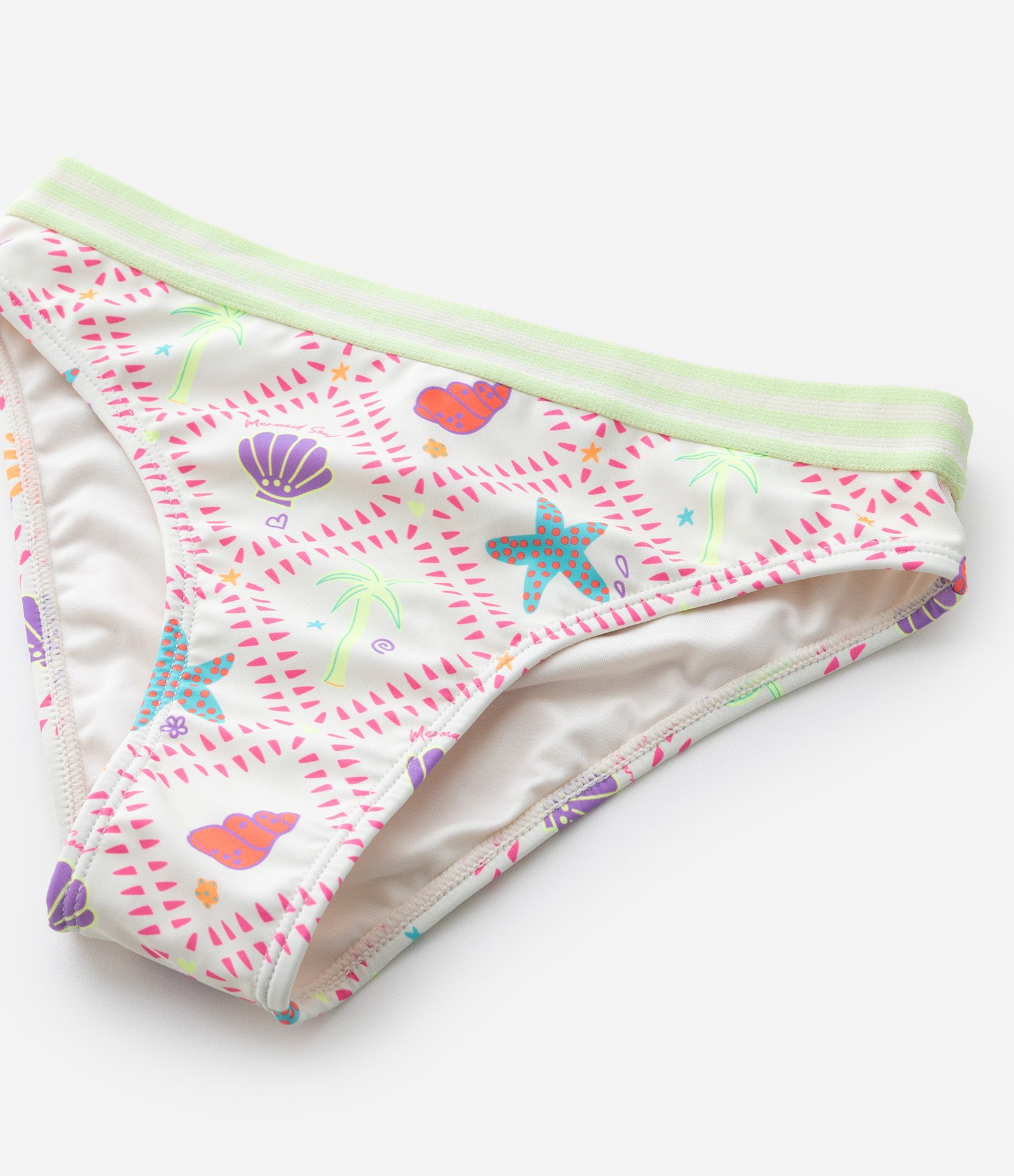 Biquíni Infantil com Estampa Fundo do Mar - Tam 5 a 14 Anos Multicores 10