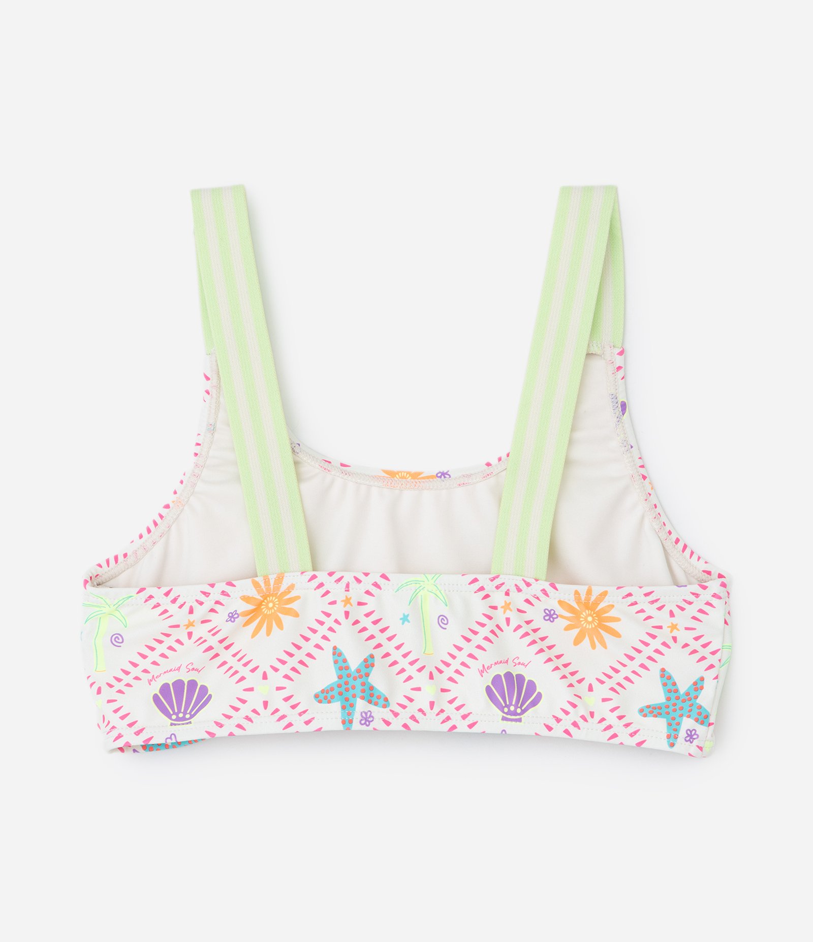 Biquíni Infantil com Estampa Fundo do Mar - Tam 5 a 14 Anos Multicores 3