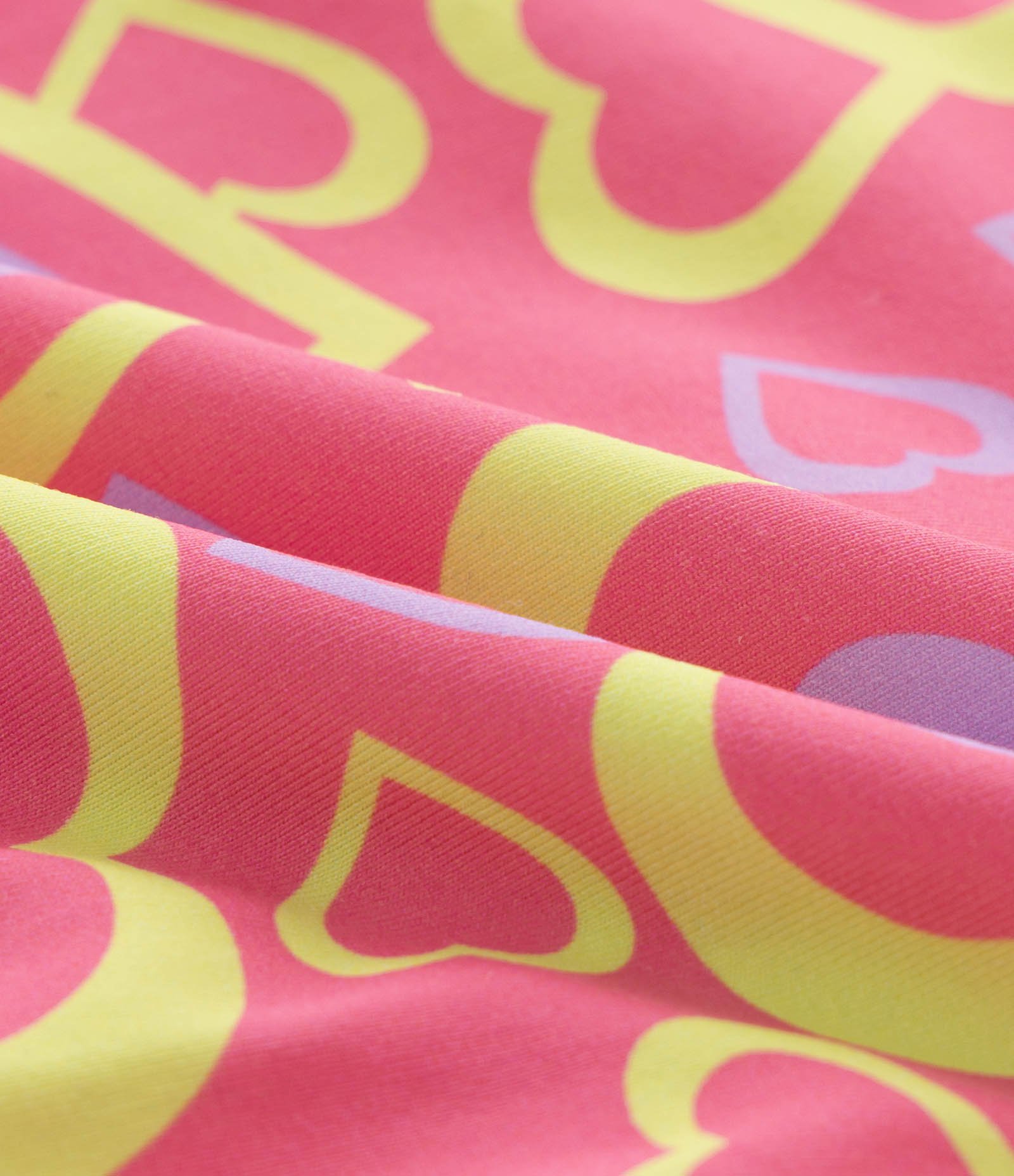 Biquini Infantil com Alças Assimétricas e Estampa de Corações - Tam 7 a 14 Anos Multicores 7