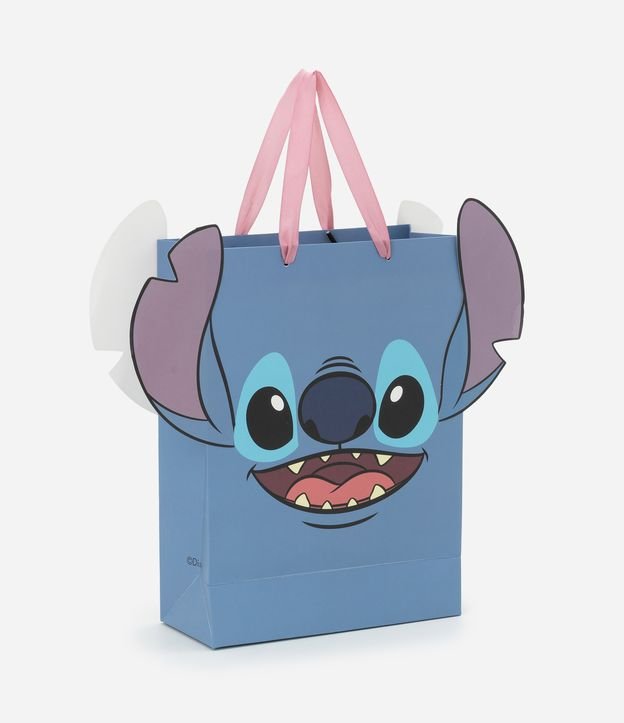 Embalagem de Presente Pequena com Rosto do Stitch
