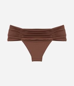 Biquíni Calcinha Pala Larga Franzida Ashua Curve e Plus Size