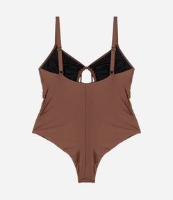 Maiô em Microfibra com Recorte Ashua Curve e Plus Size