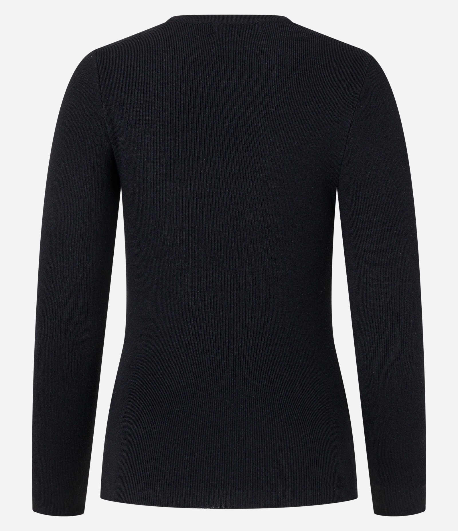 Blusa Canelada em Tricô com Detalhe Metalizado e Vazado Preto 9