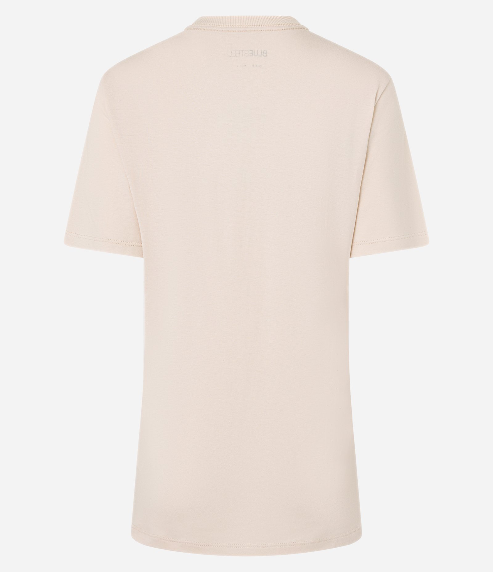 Camiseta T-shirt em Algodão com Estampa Vira Lata Fiapo de Manga Bege 5