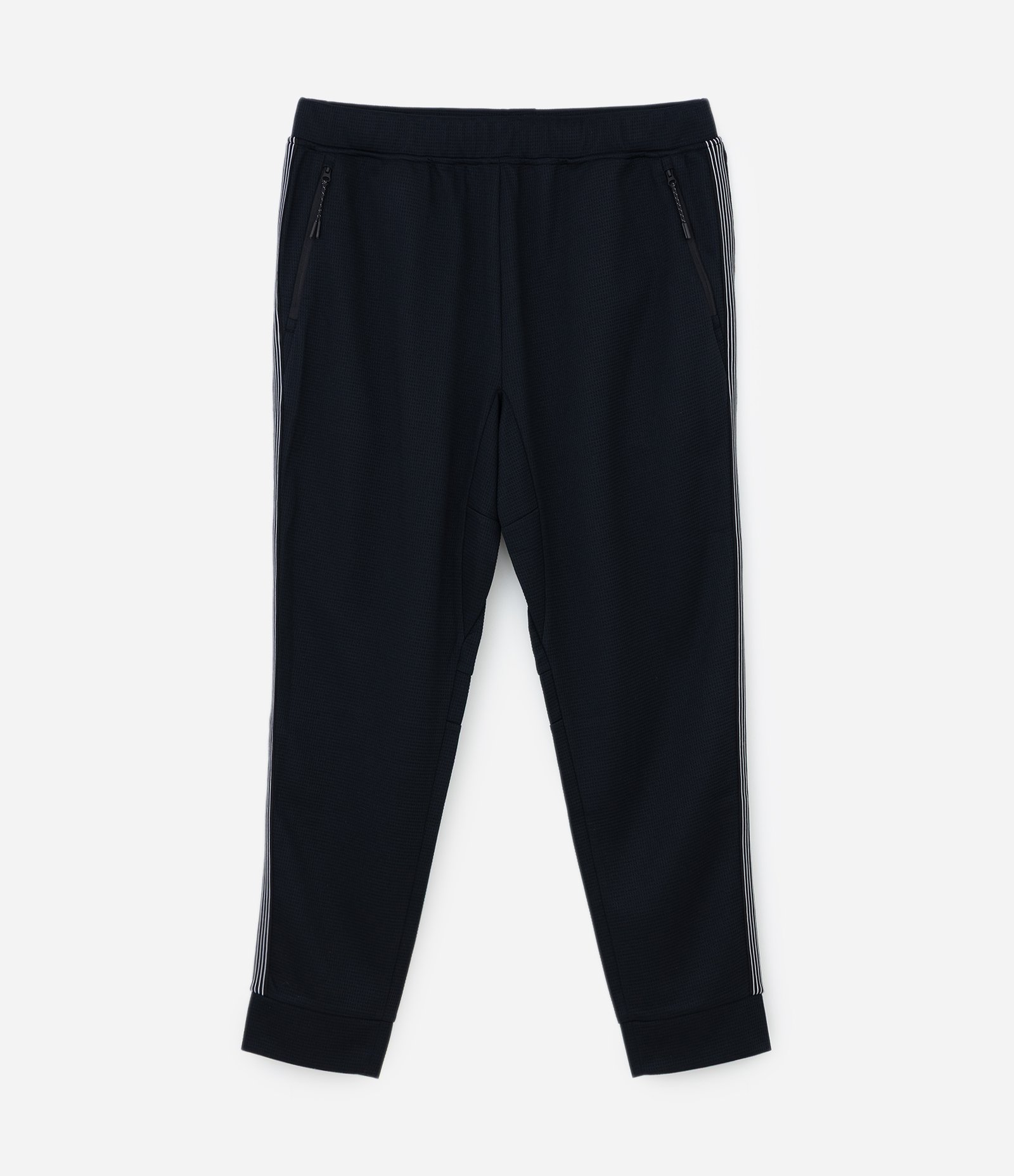 Calça Esportiva com Cós Elástico e Detalhe Lateral Contrastante Preto 5