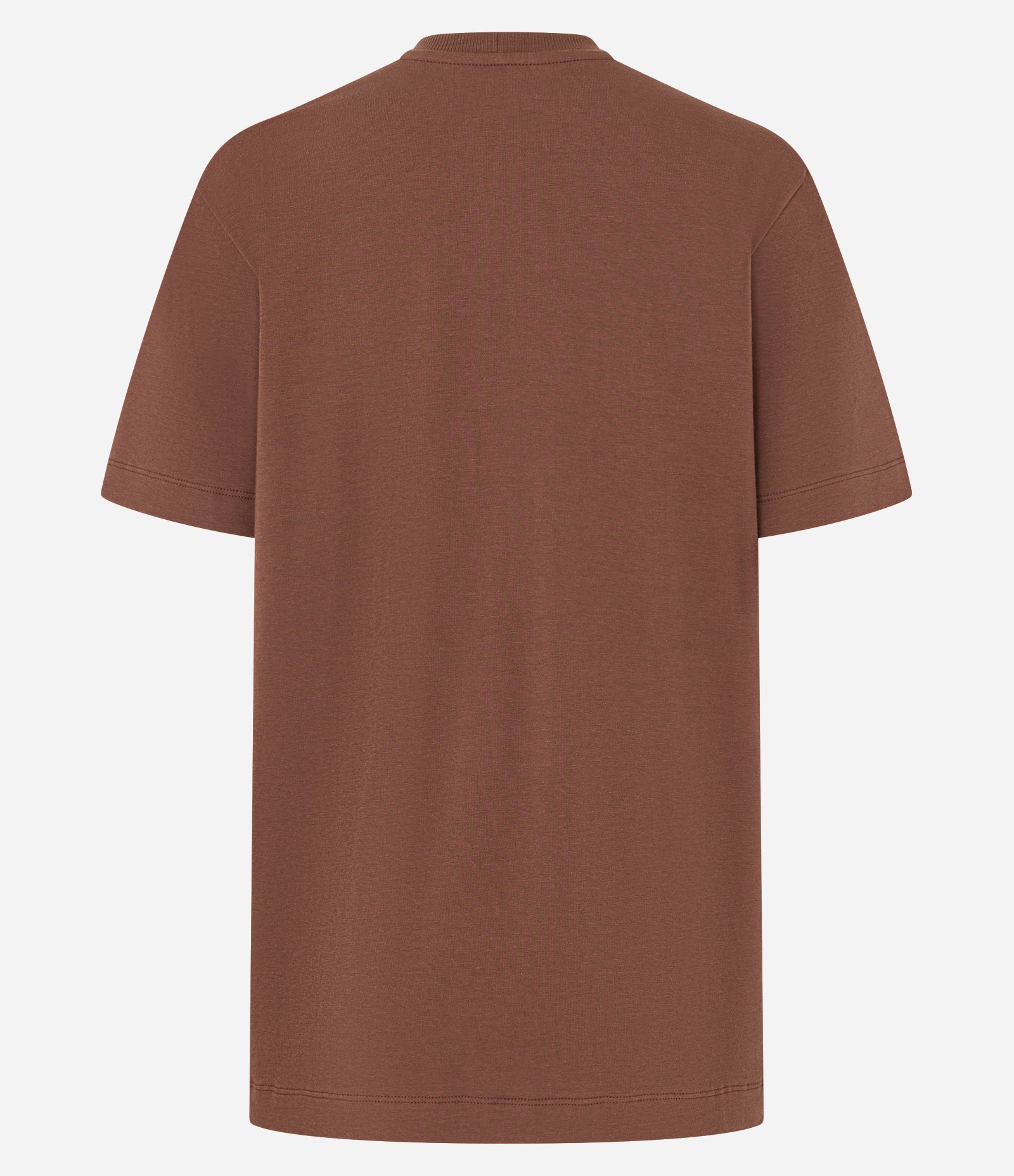 Camiseta em Algodão com Lettering Shopping As Cardio Marrom 8