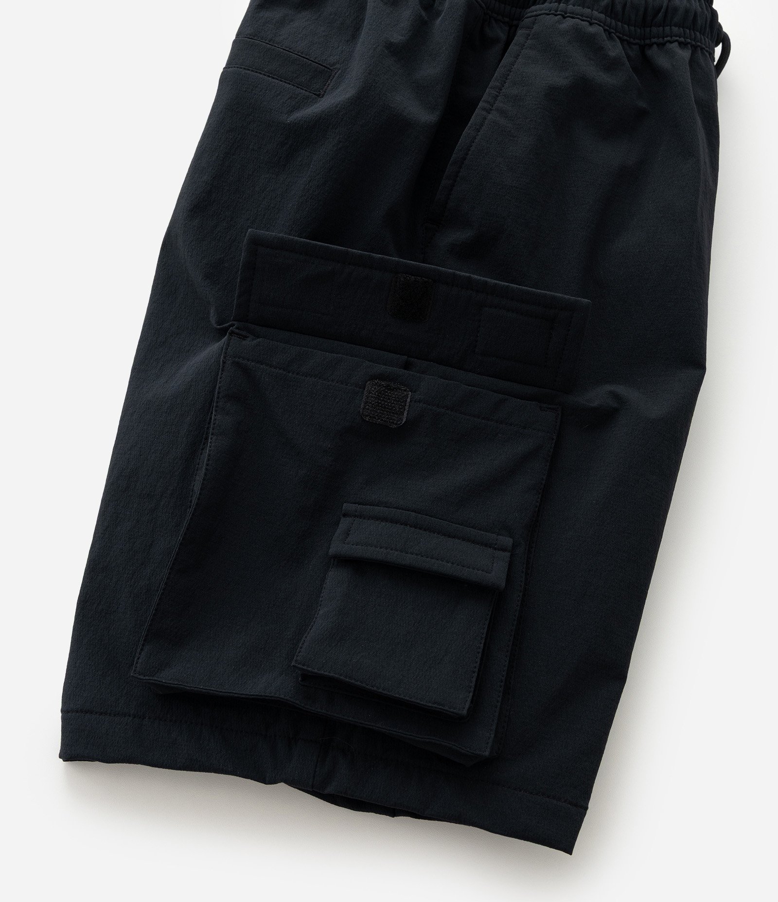 Bermuda Infantil em Poliamida com Bolso Cargo - Tam 5 a 14 Anos Preto 4