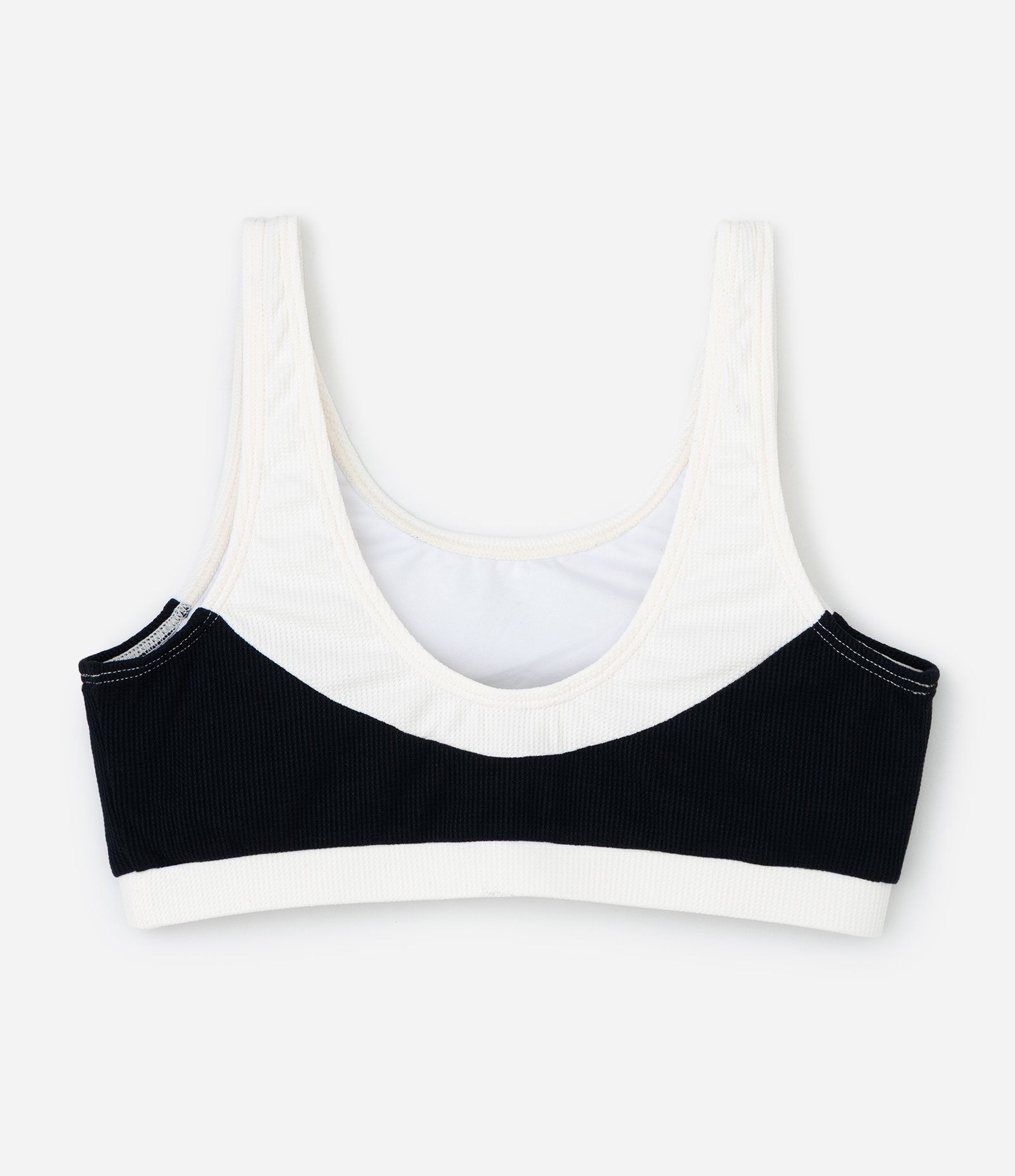 Biquini Infantil em Microfibra com Textura - Tam 5 a 16 Anos Preto/Branco 4