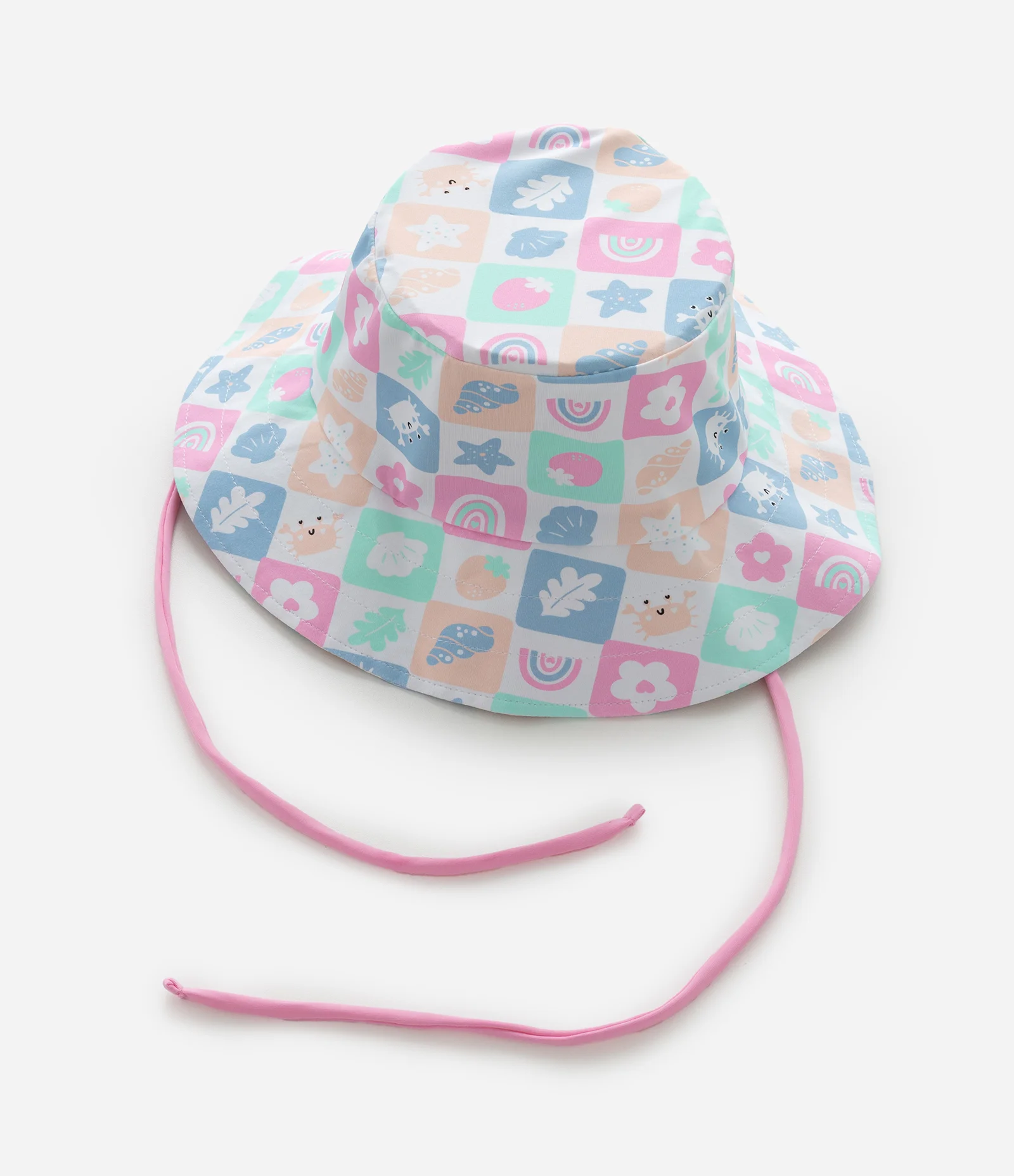 Conjunto Infantil com Proteção UV Estampa Tropical e Flores 3D - Tam 1 a 4 Anos Multicores 10