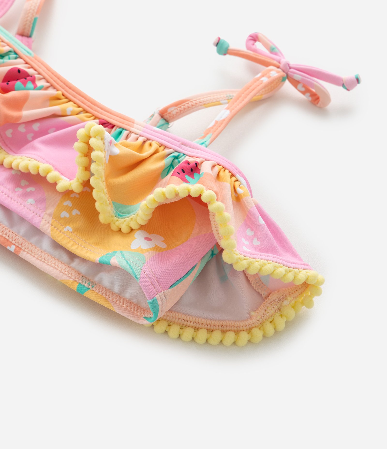 Biquini Infantil em Microfibra com Estampa de Frutinhas - Tam 2 a 4 Anos Multicores 8