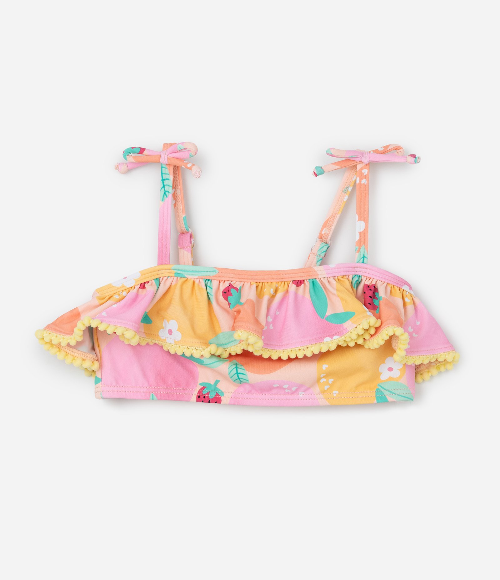 Biquini Infantil em Microfibra com Estampa de Frutinhas - Tam 2 a 4 Anos Multicores 3