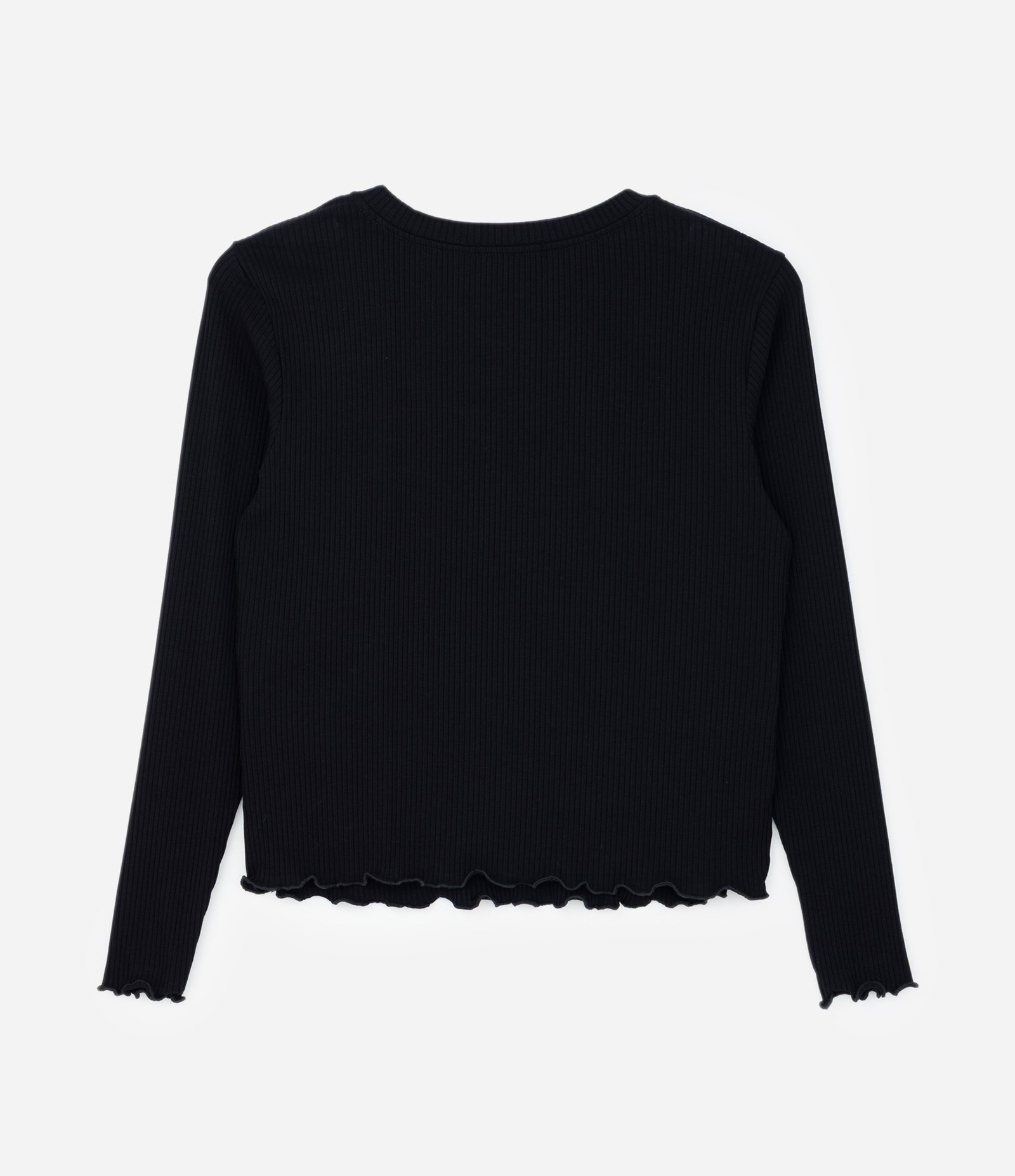 Blusa em Ribana com Estampa Bordada Amour Curve & Plus Size Preto 5