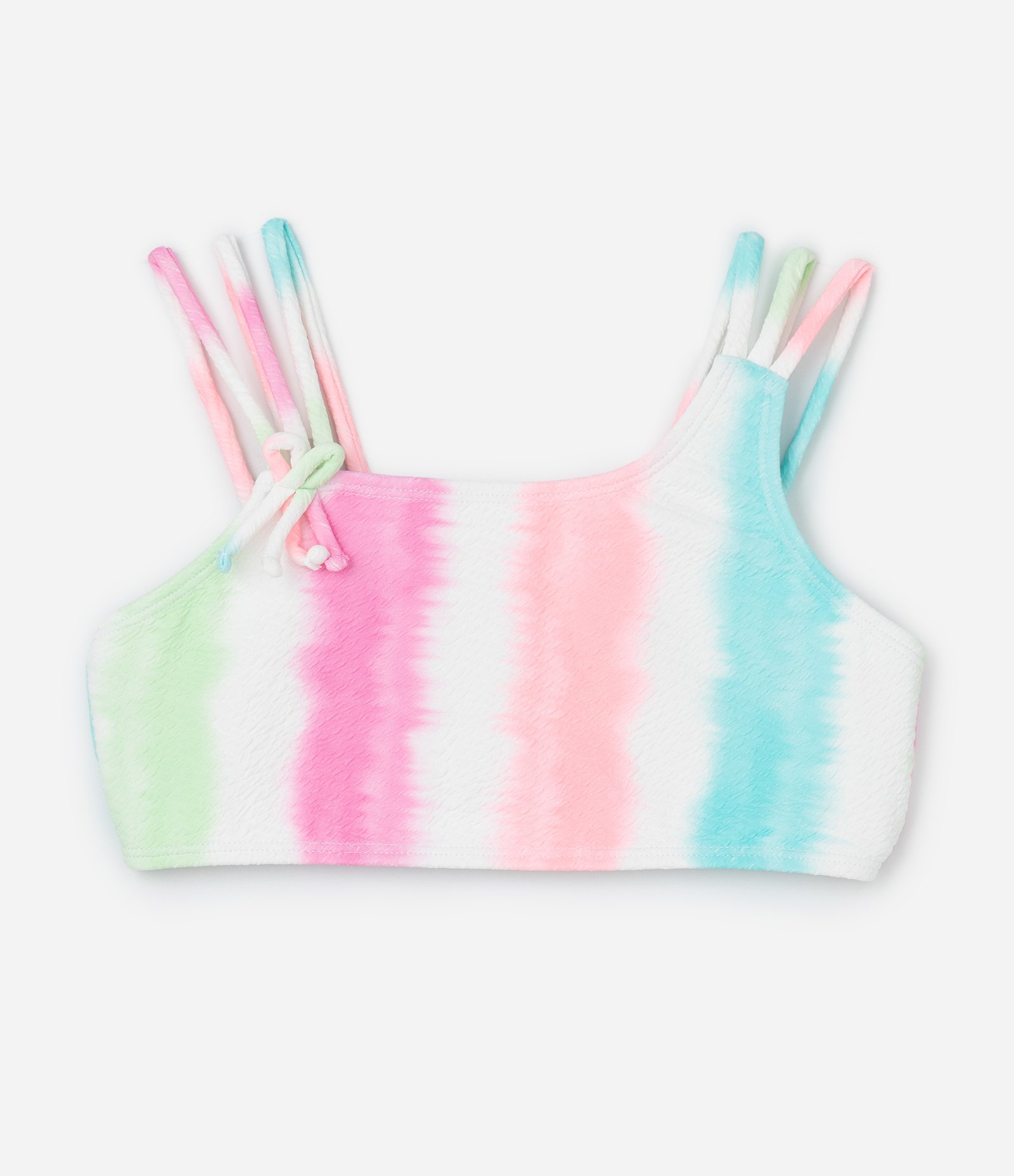 Biquini Infantil em Microfibra com Estampa Degrade Texturizado - Tam 5 a 14 Anos Multicores 3