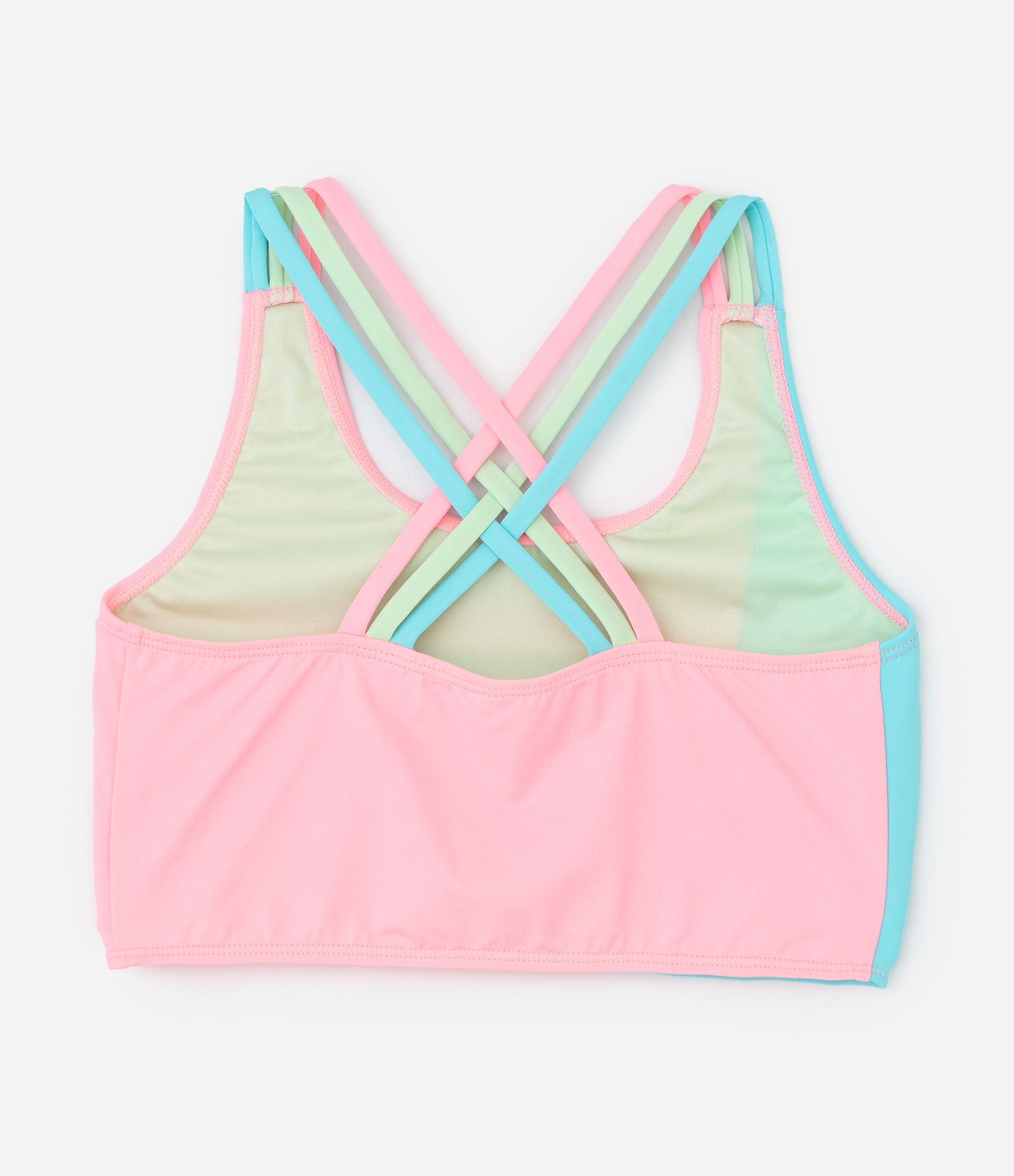 Biquini Infantil em Microfibra com Alças Cruzadas - Tam 5 a 14 Anos Multicores 4