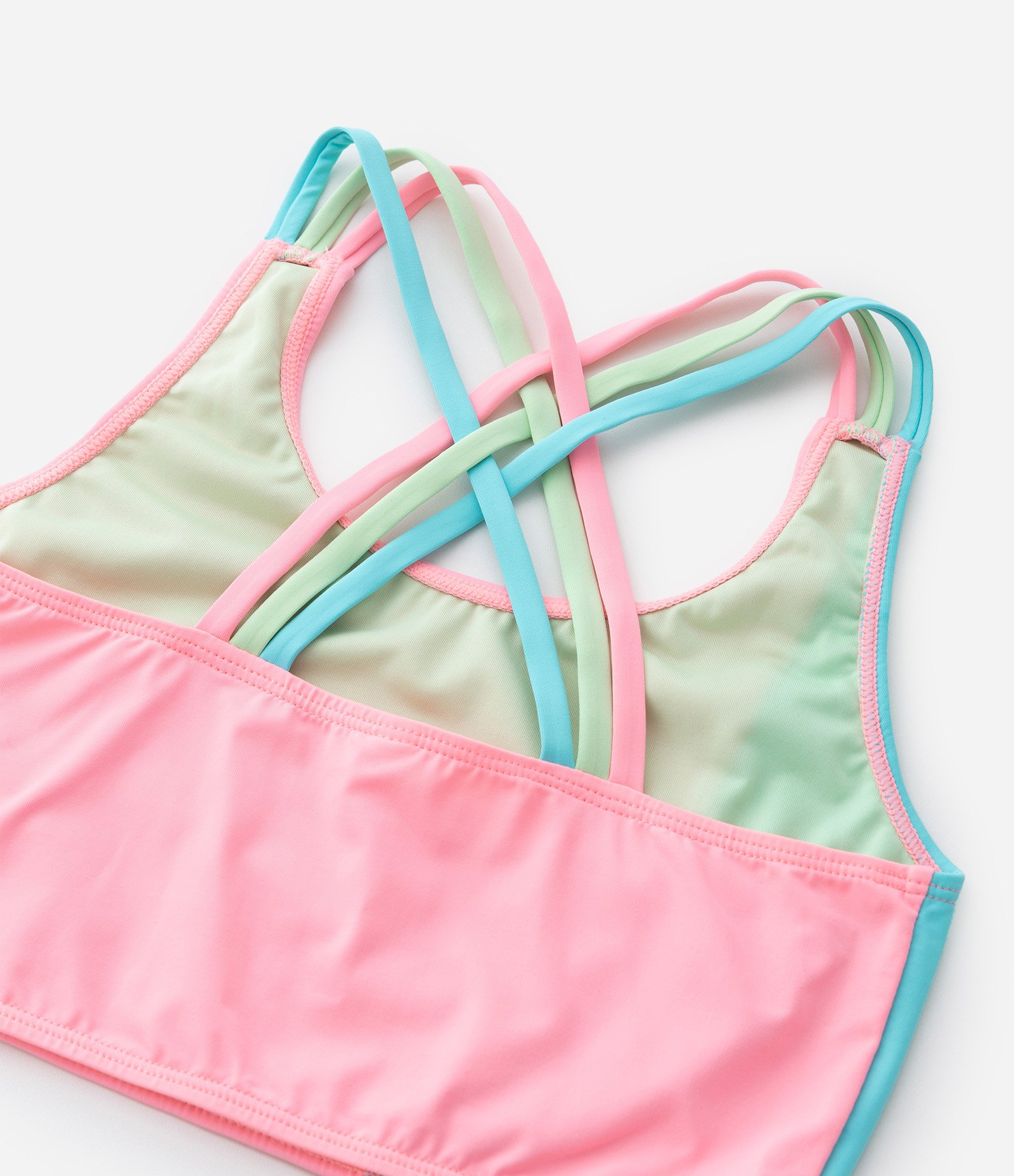 Biquini Infantil em Microfibra com Alças Cruzadas - Tam 5 a 14 Anos Multicores 6
