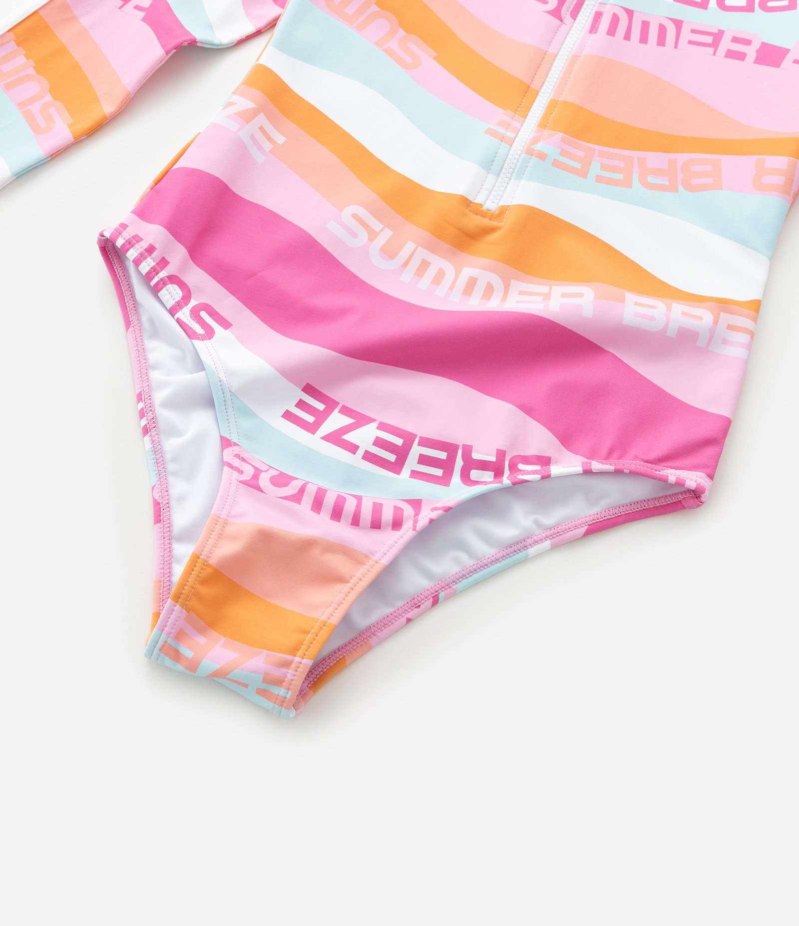 Maiô Infantil com Estampa Ondulada Summer Breeze - Tam 5 a 14 Multicores 5